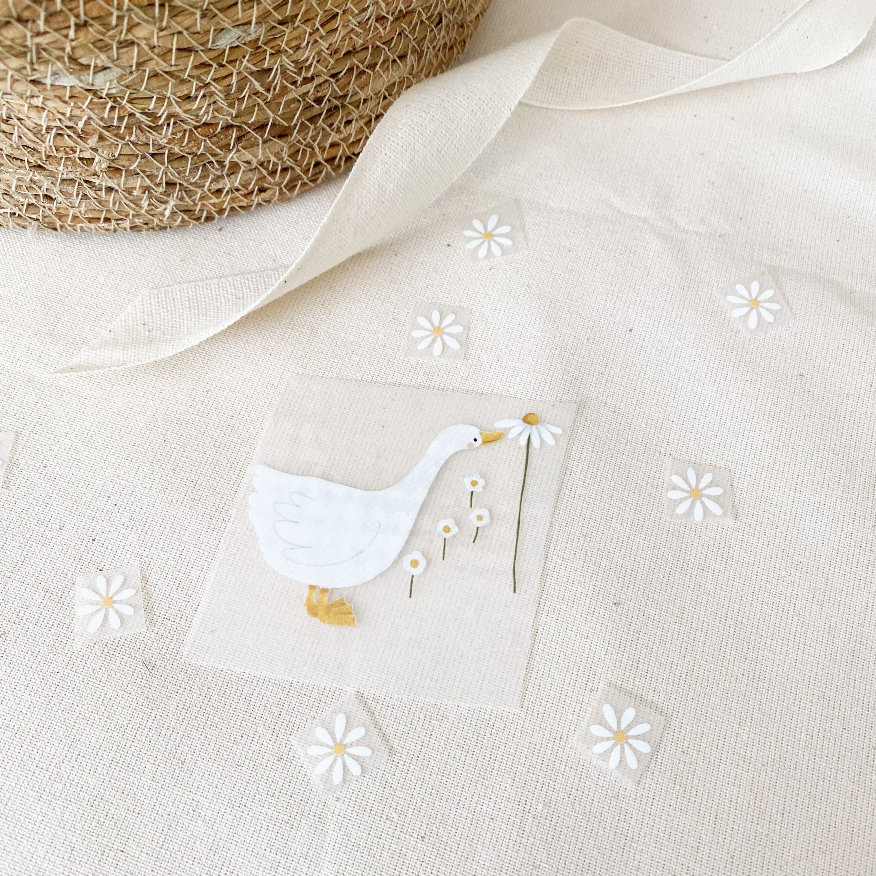 Iron-on patch - goose