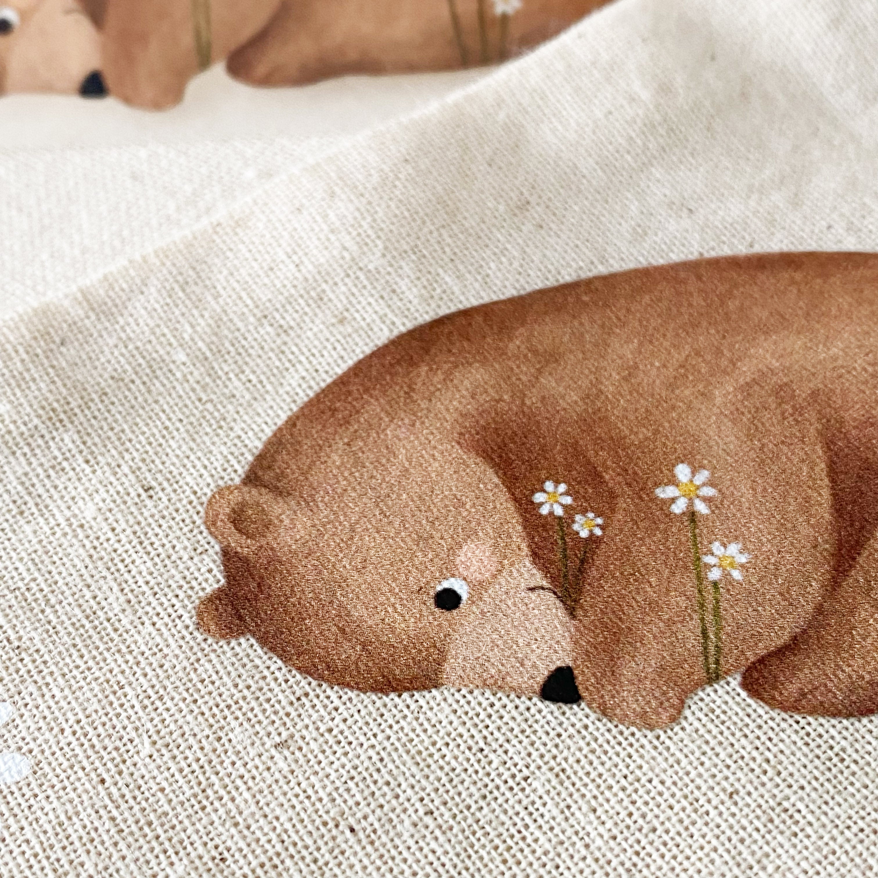 Iron-on patch - shy bear