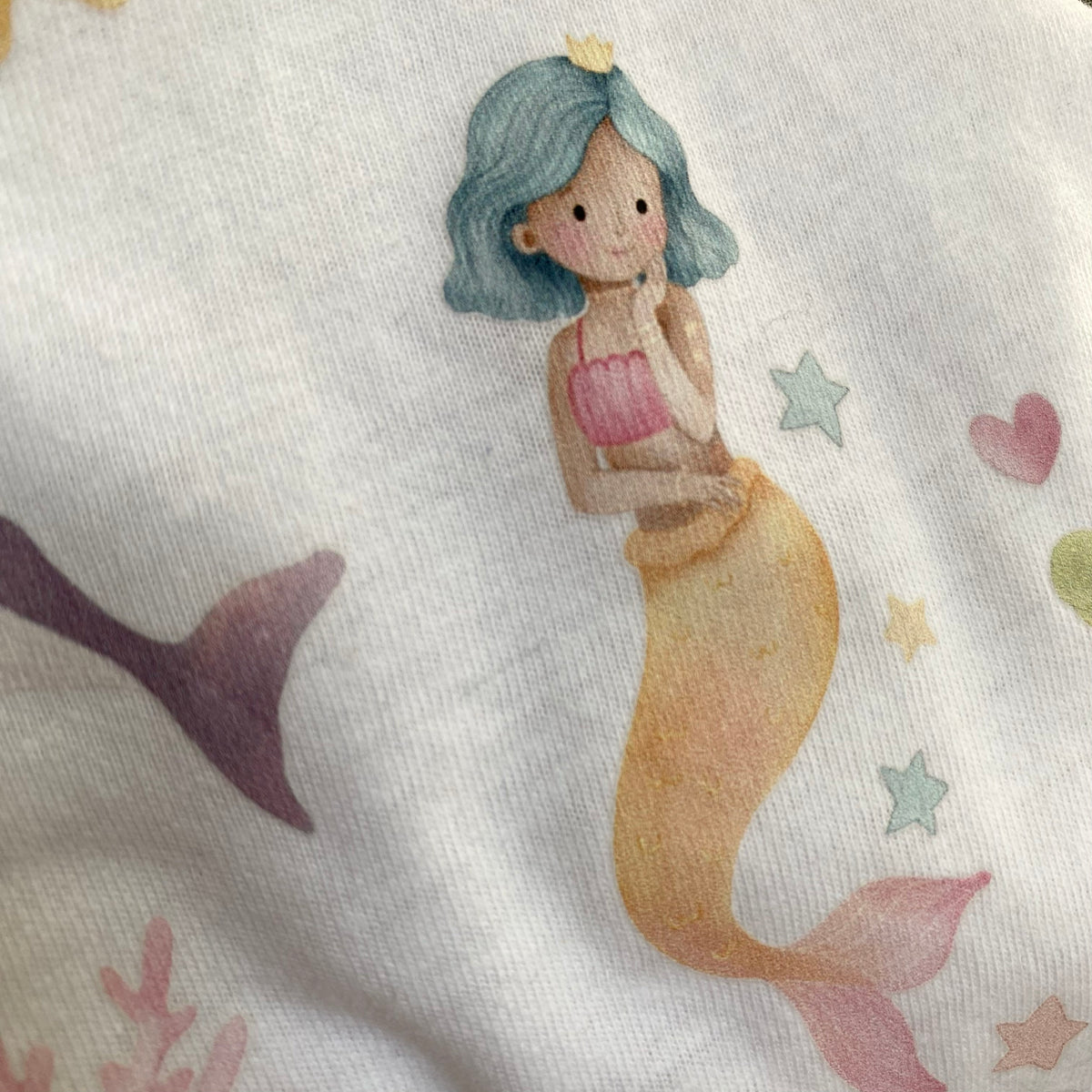 Bügelbilder kleine Meerjungfrauen / Mermaids - Cold Peel / Iron on/ Applikationen /Muster