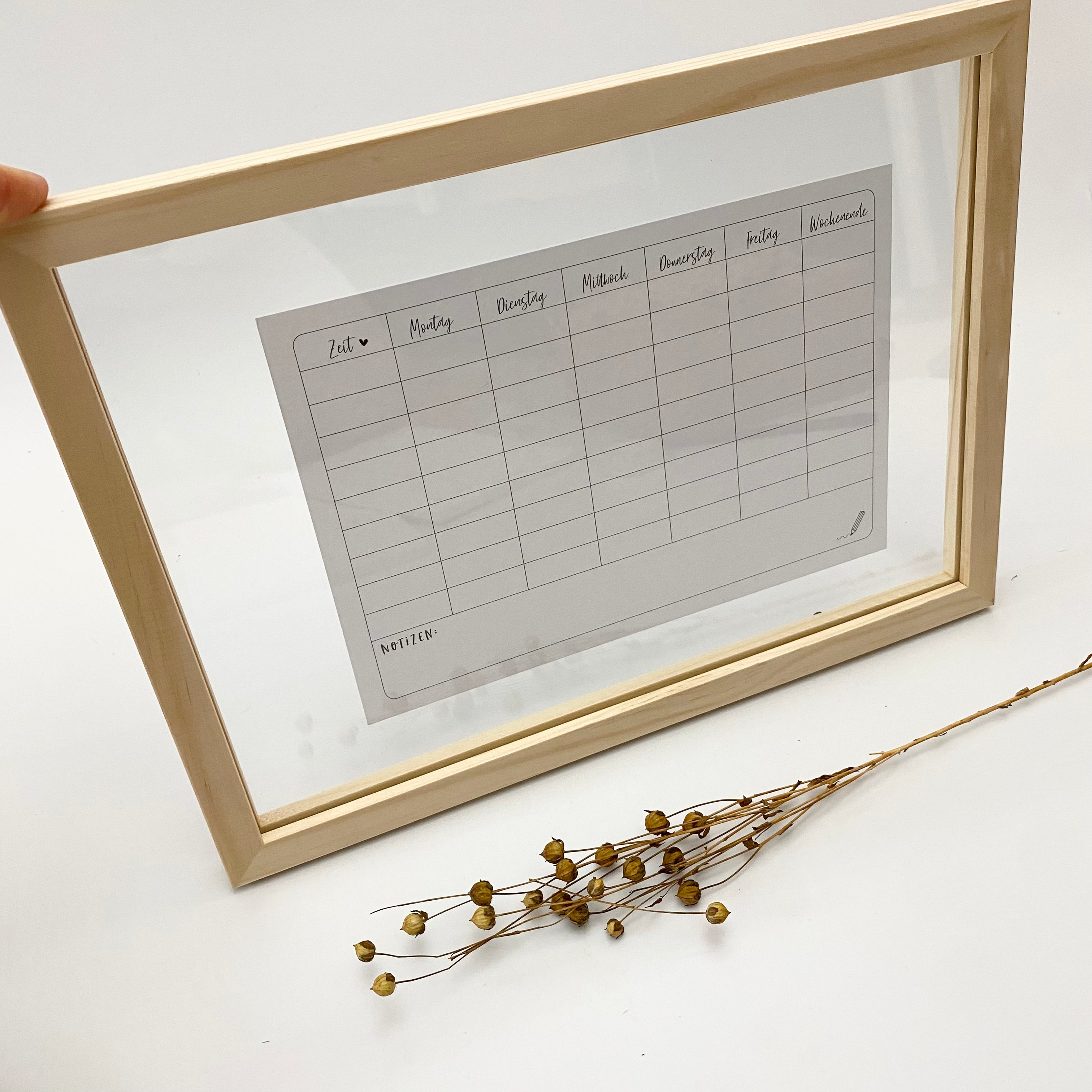 Weekly planner / timetable - notepad / planner / calendar / to do list