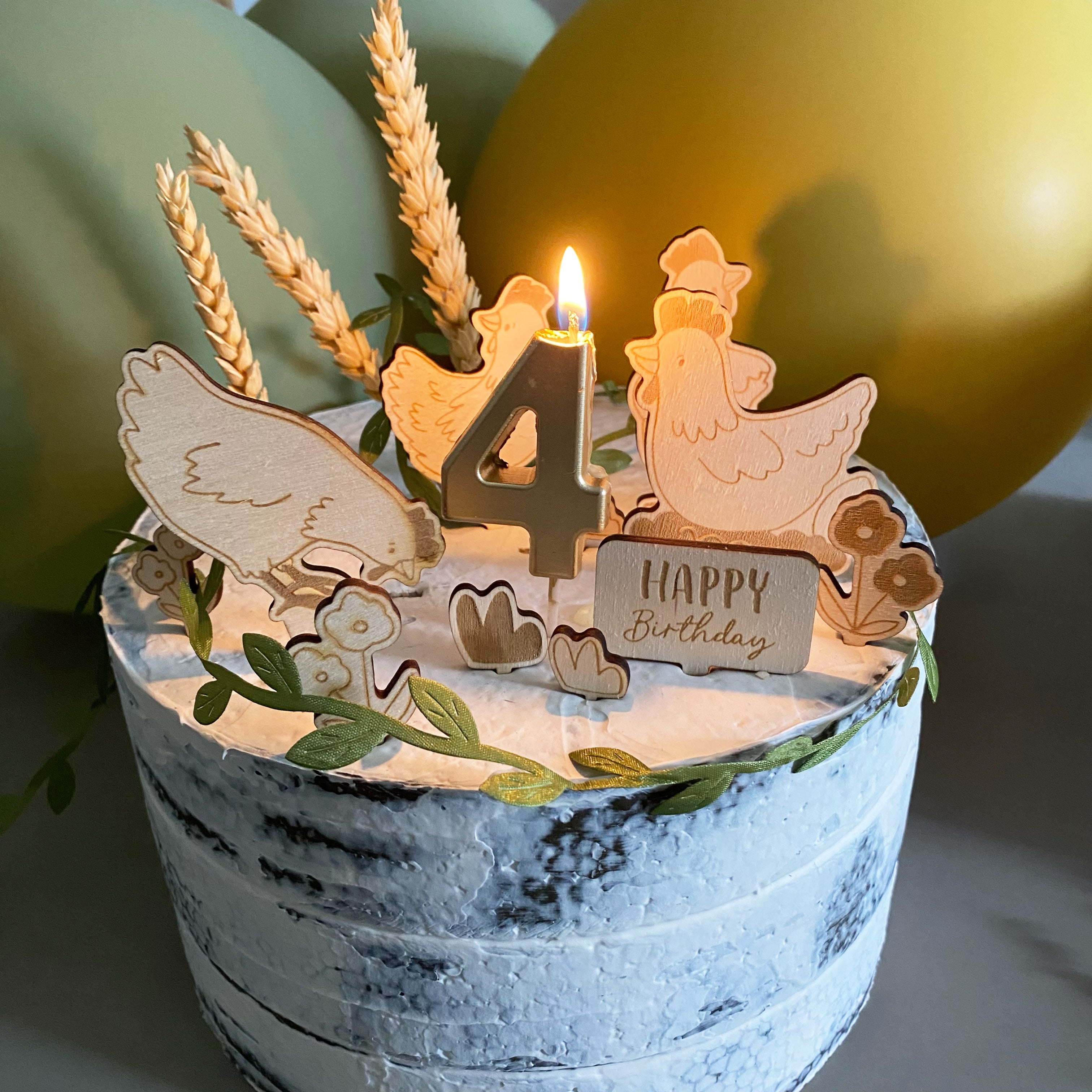 Cake topper - back to school