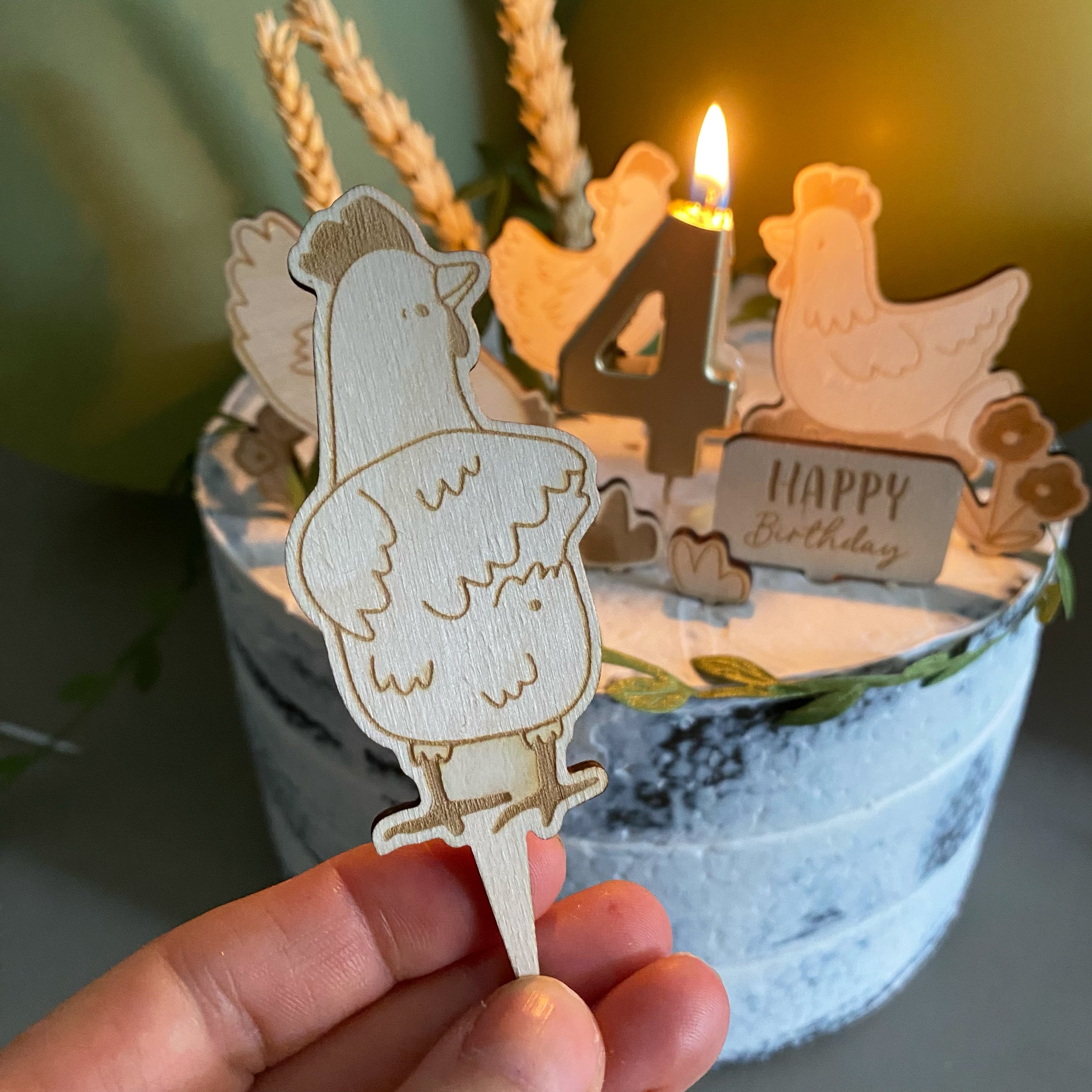 Cake topper - back to school