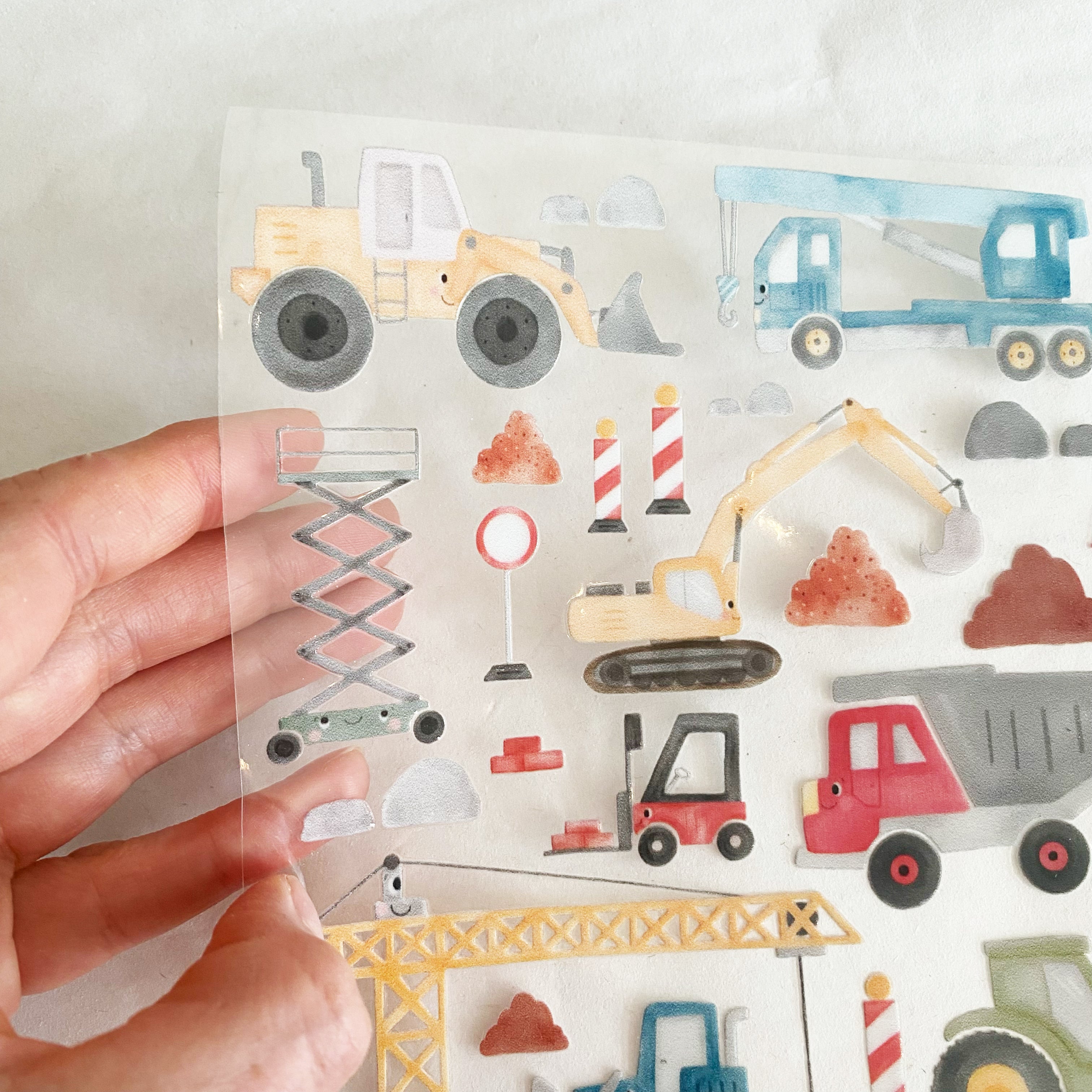 BORDERLESS stickers / stickers / rub-on stickers - cute fairies