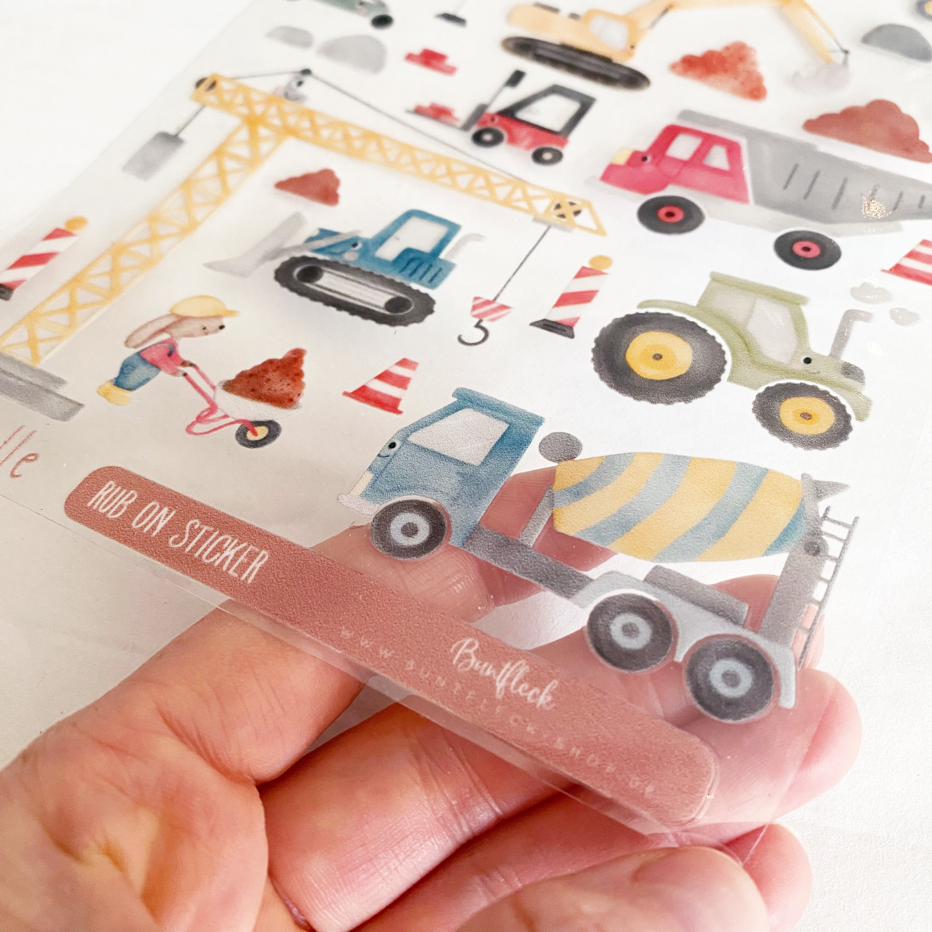 BORDERLESS stickers / stickers / rub-on stickers - cute fairies