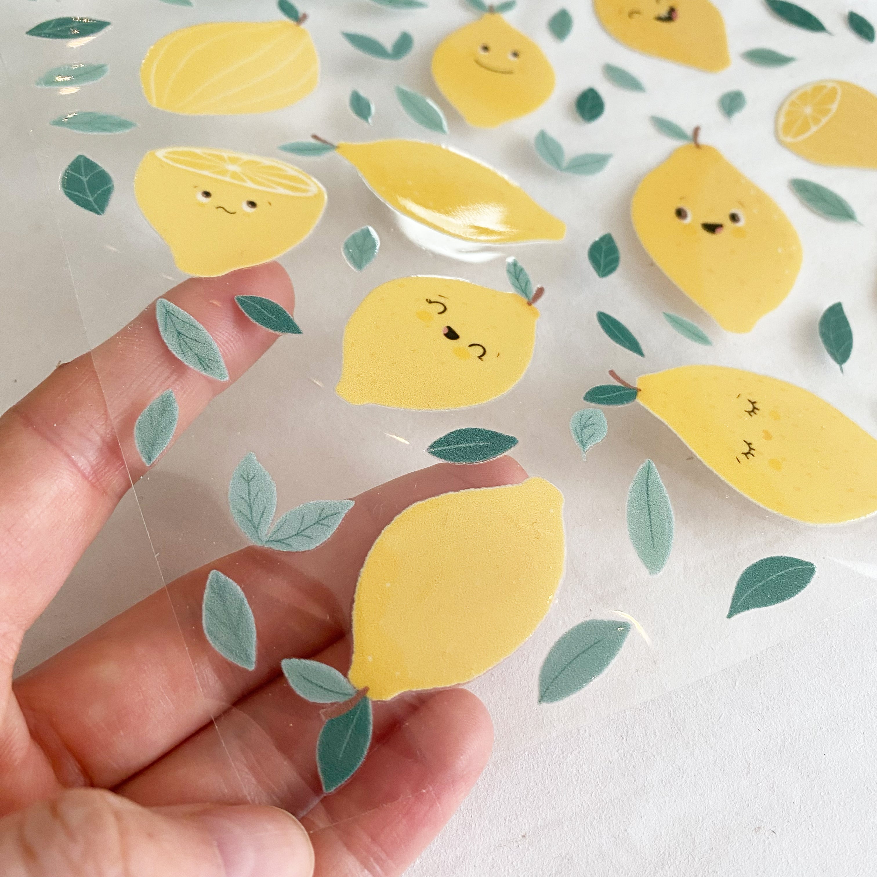 BORDERLESS stickers / stickers / rub-on stickers - cute fairies