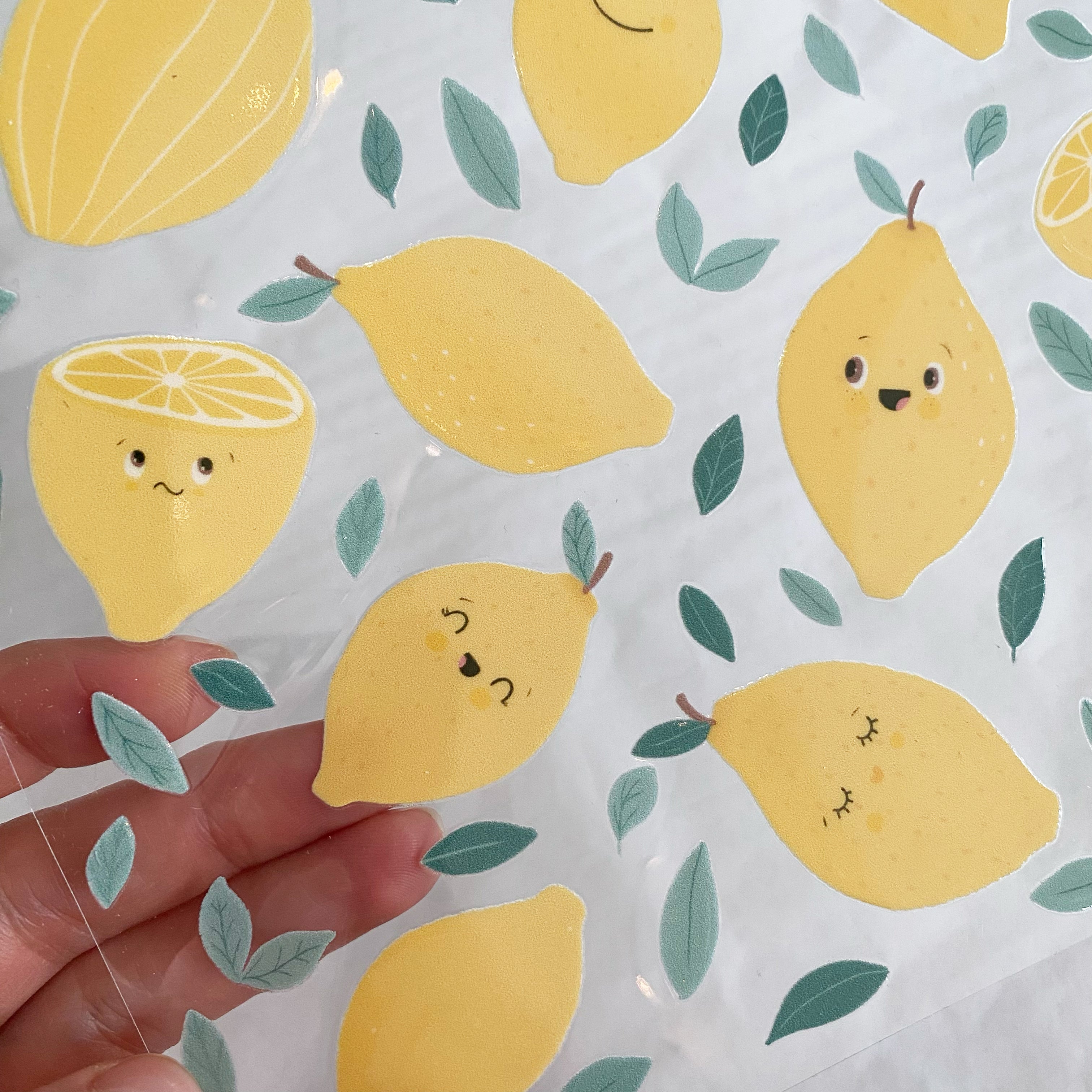 BORDERLESS stickers / stickers / rub-on stickers - cute fairies