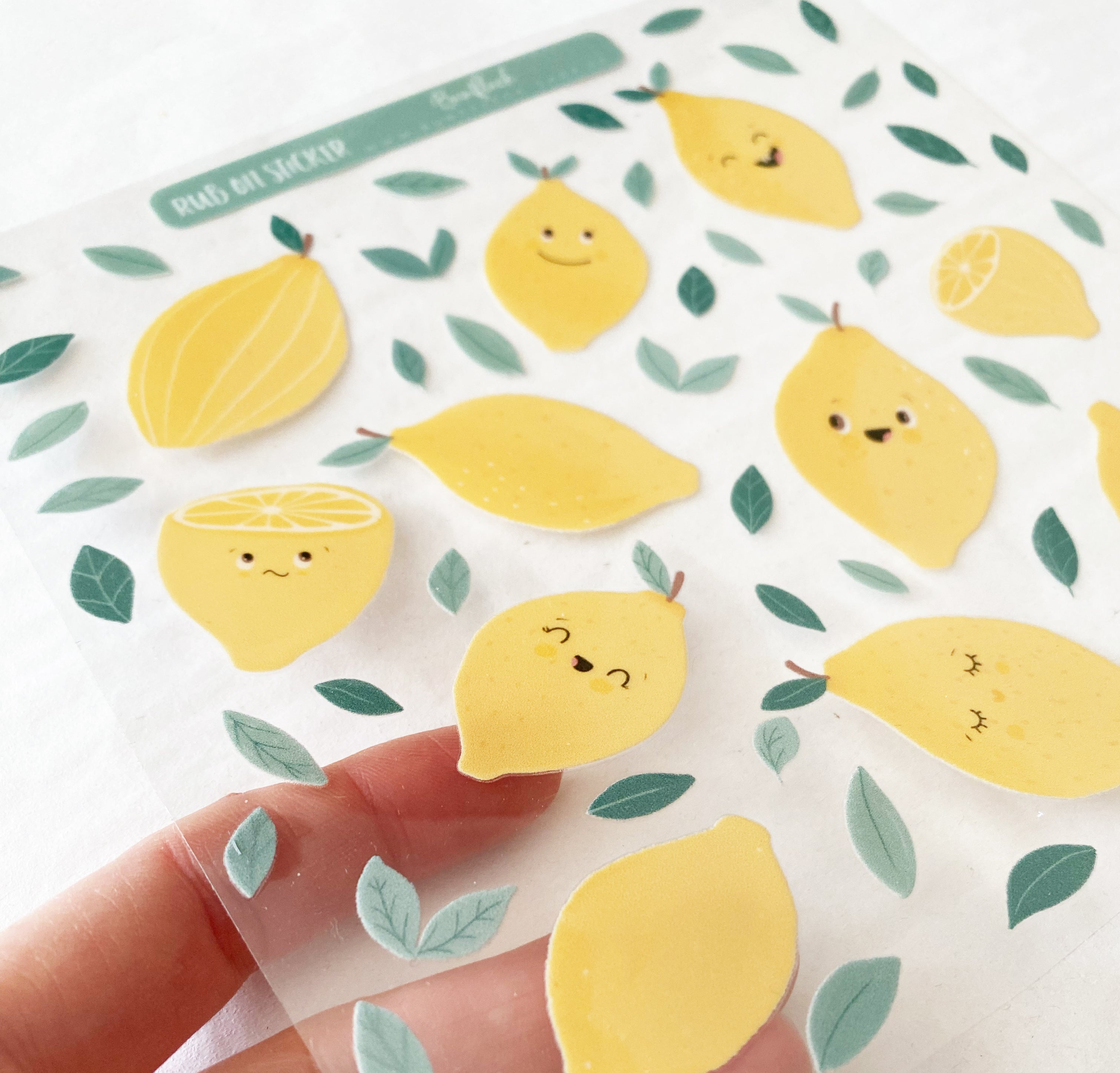 BORDERLESS stickers / stickers / rub-on stickers - cute fairies