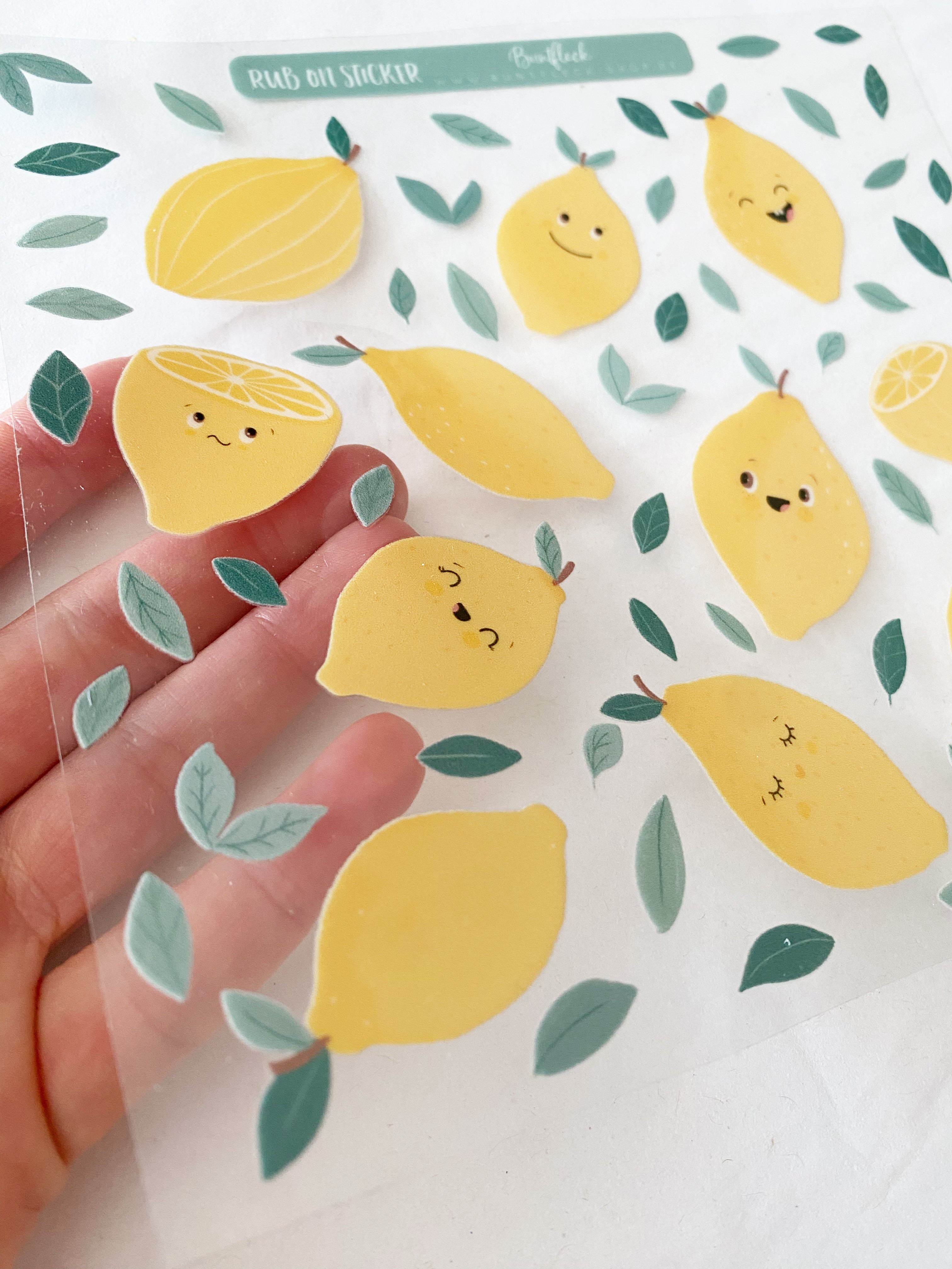 BORDERLESS stickers / stickers / rub-on stickers - cute fairies
