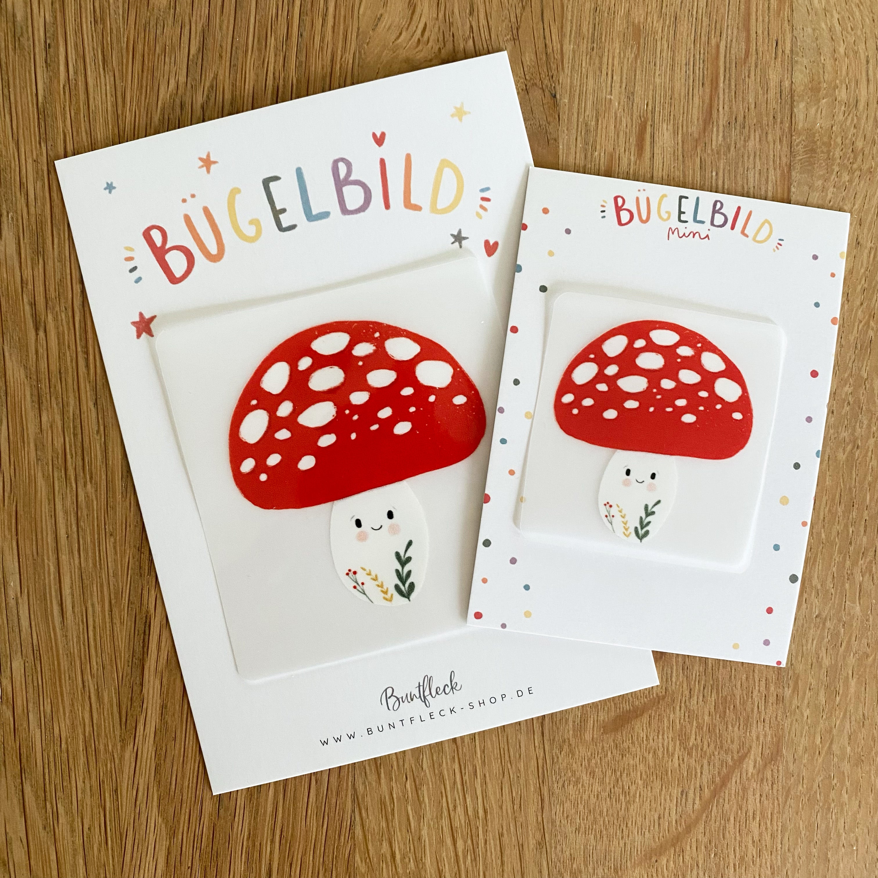 Mini Bügelbilder - Fliegenpilz