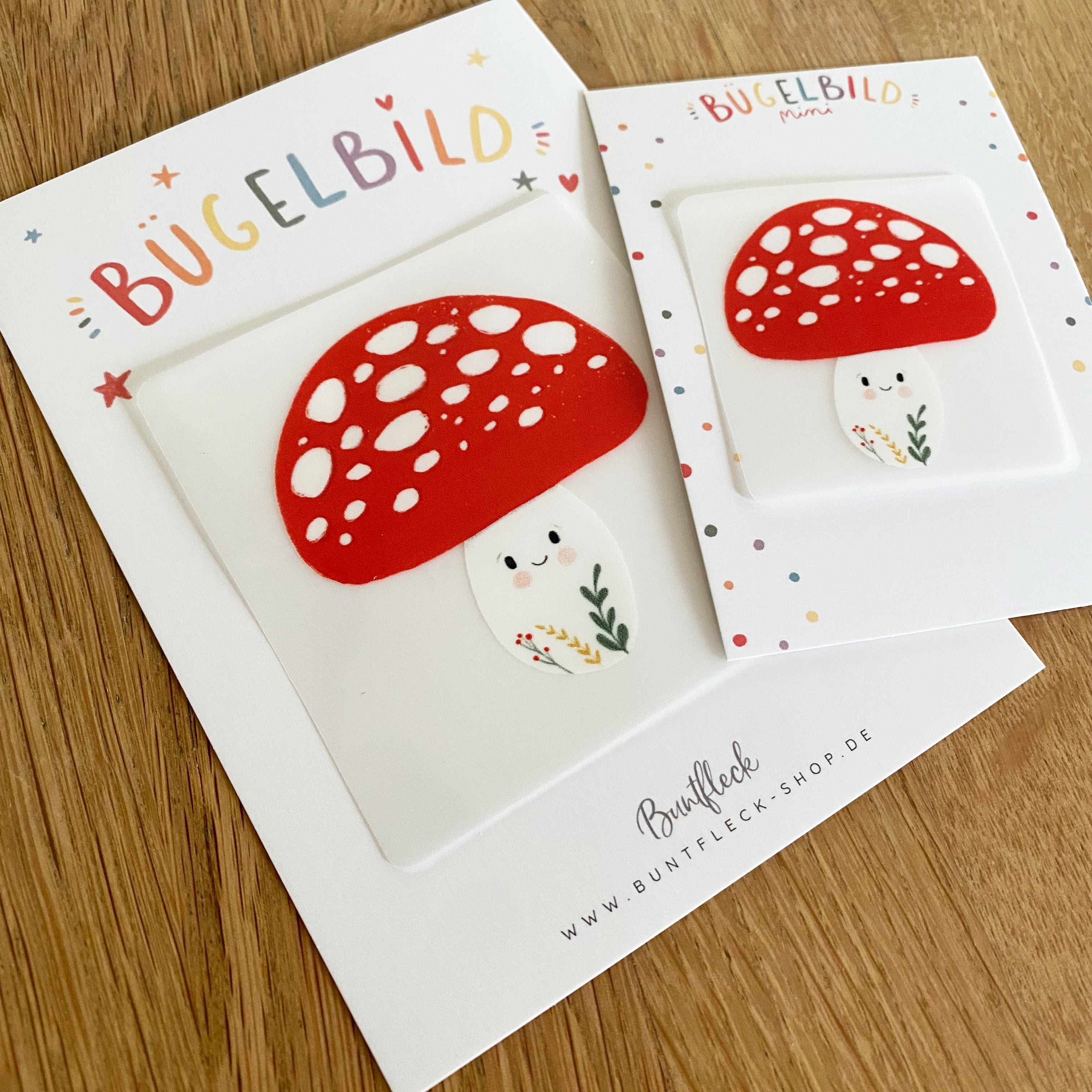 Mini Bügelbilder - Fliegenpilz