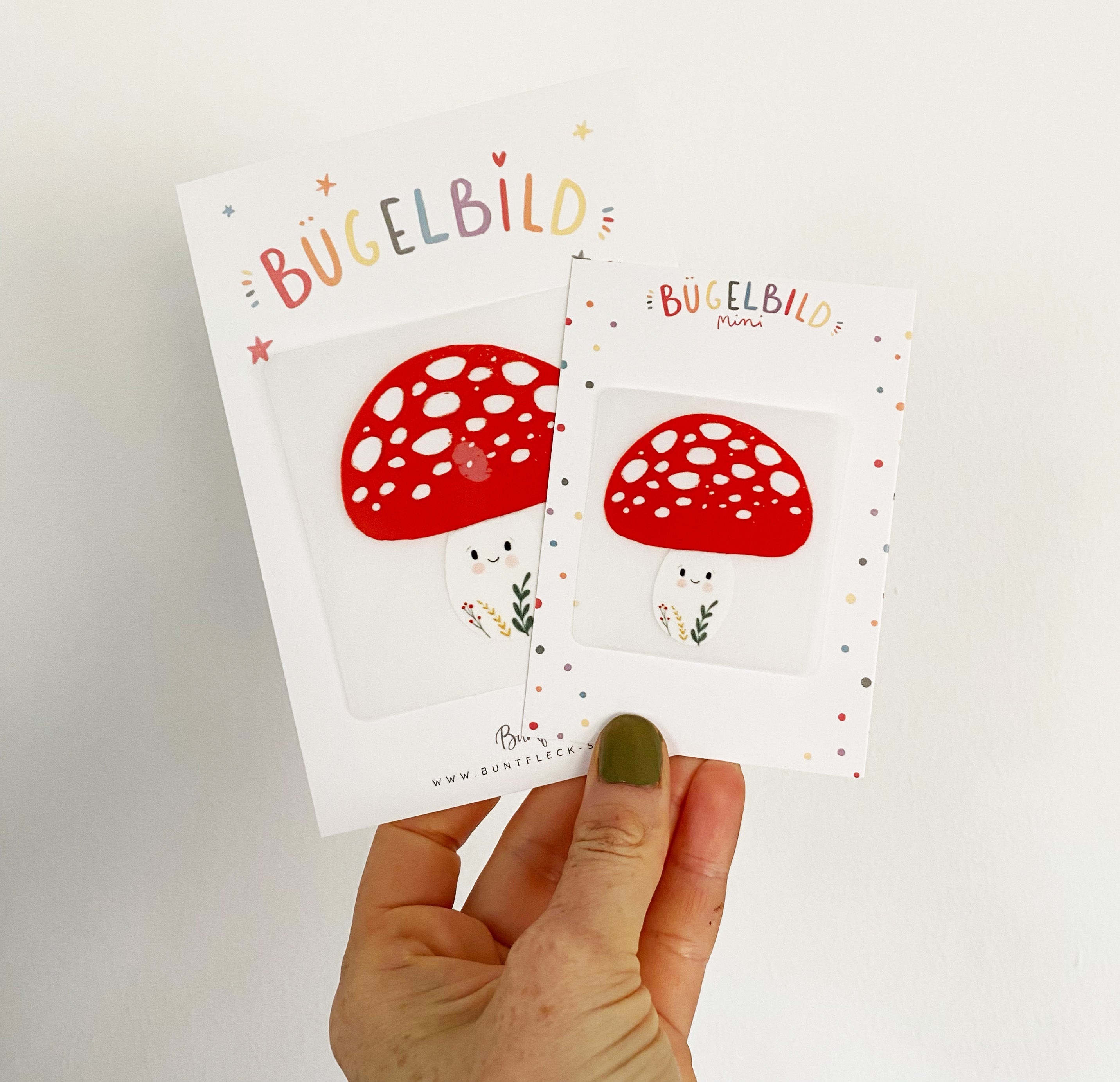 Mini Bügelbilder - Fliegenpilz