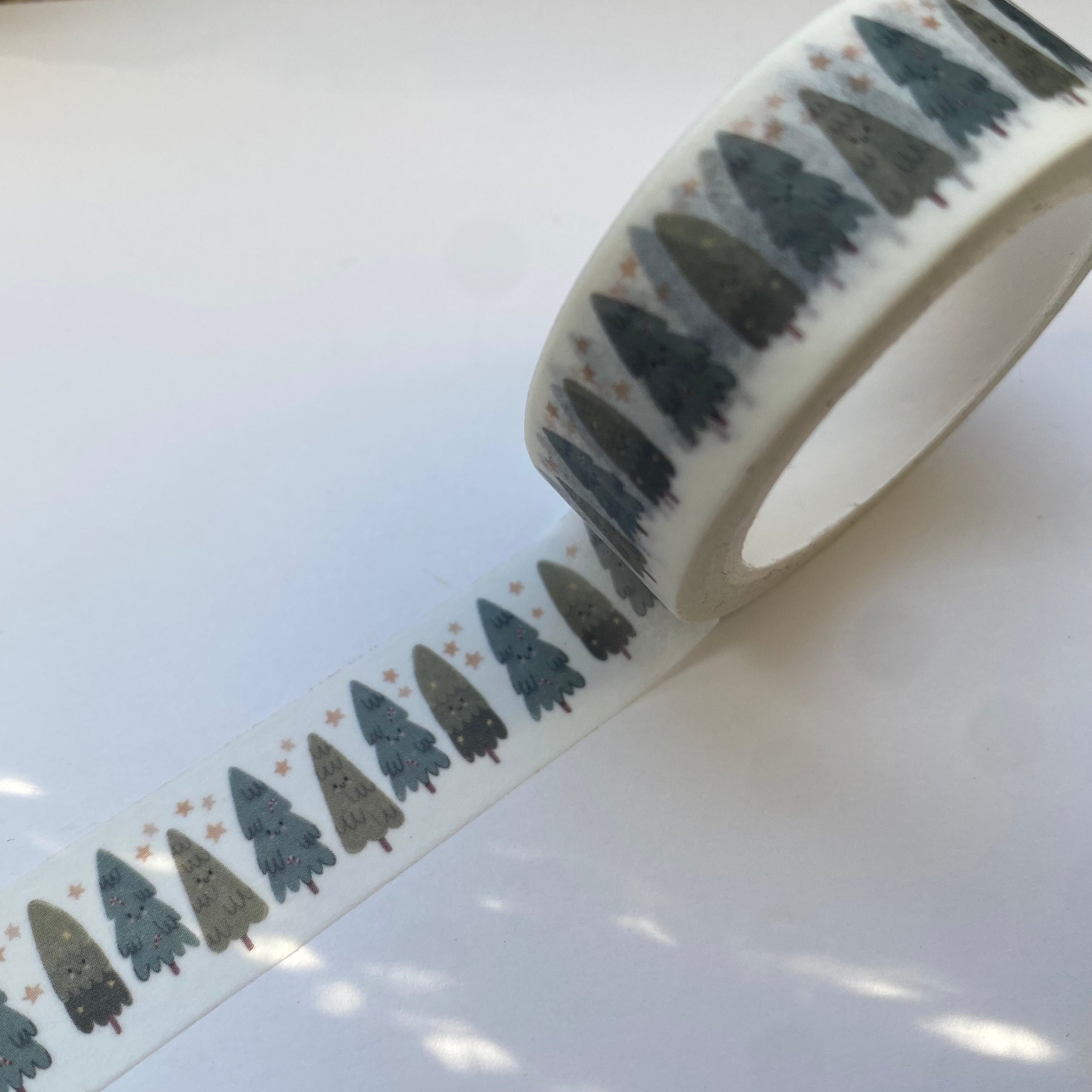 Washi Tape / Klebeband - süße Tannenbäumchen