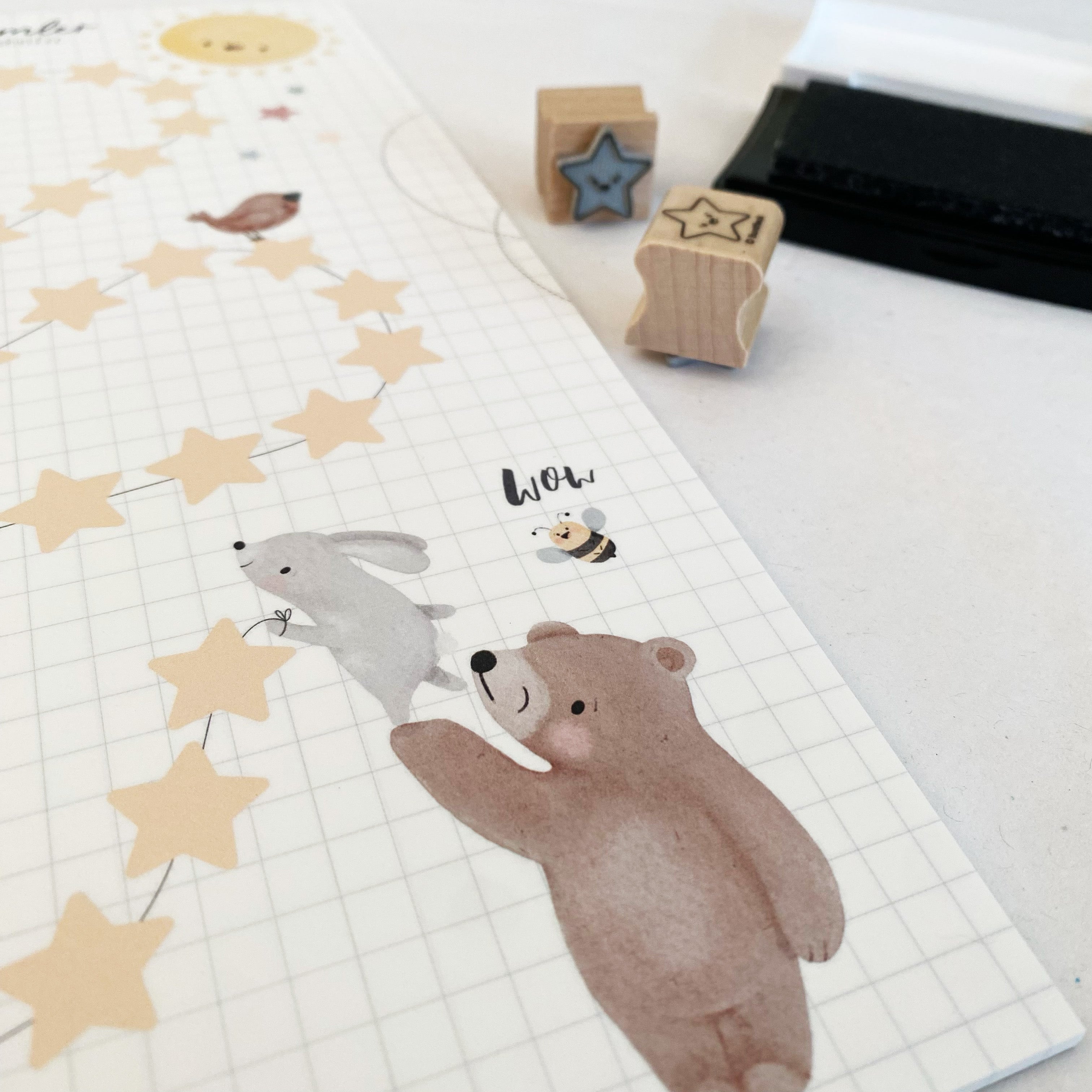 Star Collector Block with Stamp - Countdown / Motivational Board / Reward Board / Motivational Helper