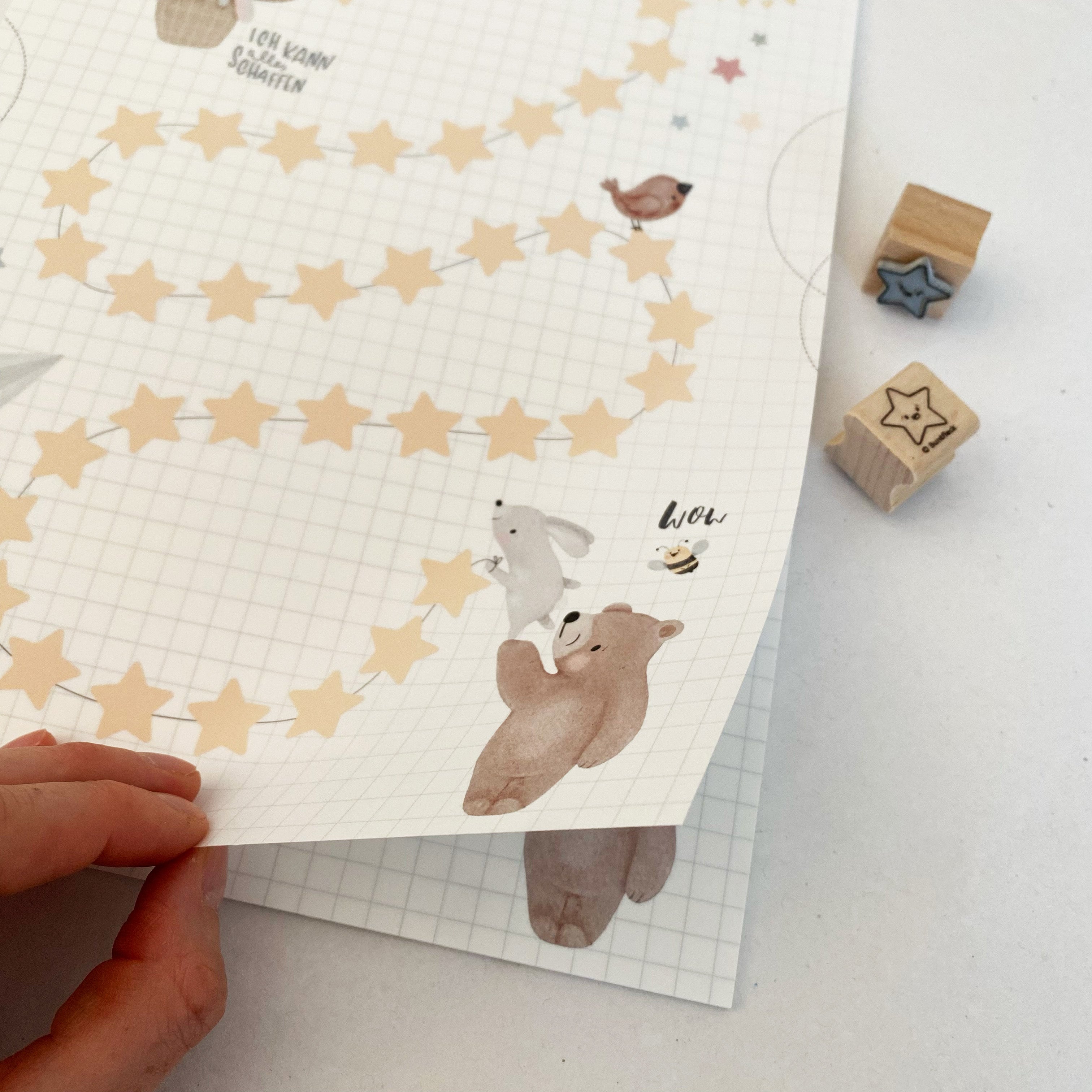 Star Collector Block with Stamp - Countdown / Motivational Board / Reward Board / Motivational Helper