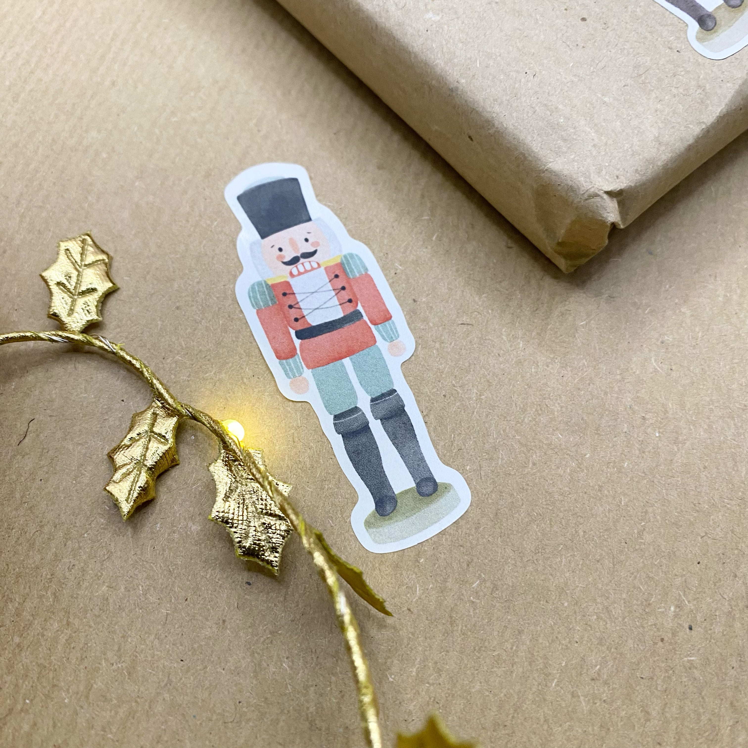 Sticker/Label Hedgehog with Daisies