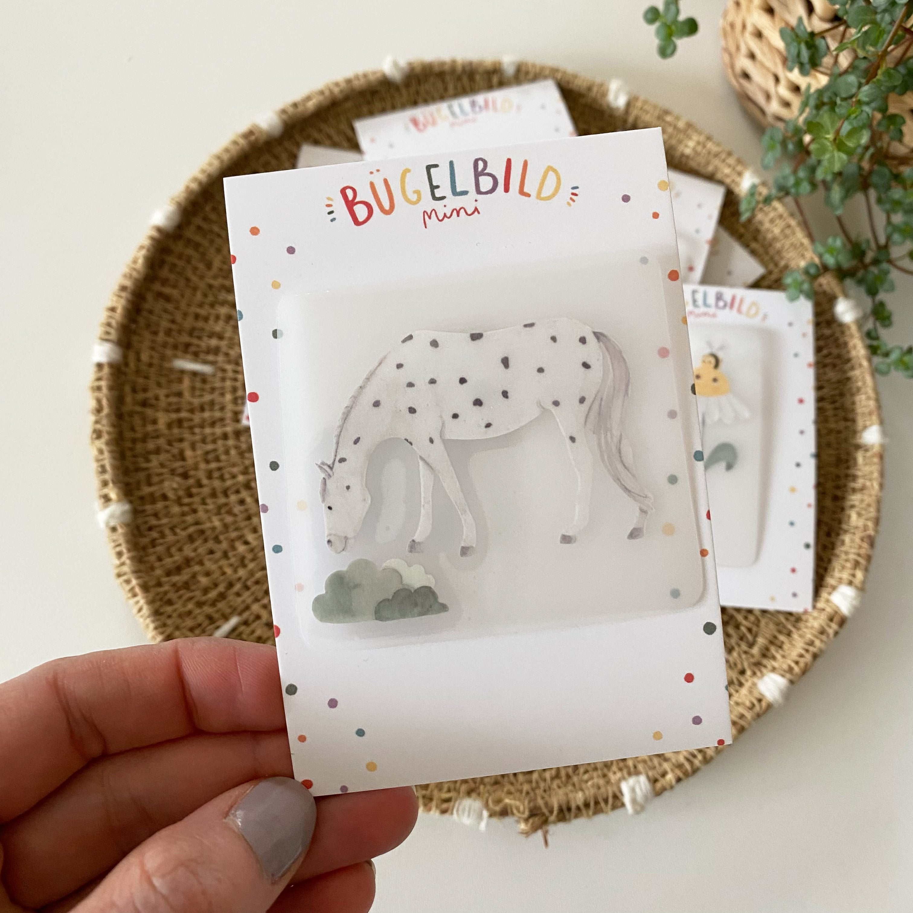 Mini Bügelbilder - Pferd