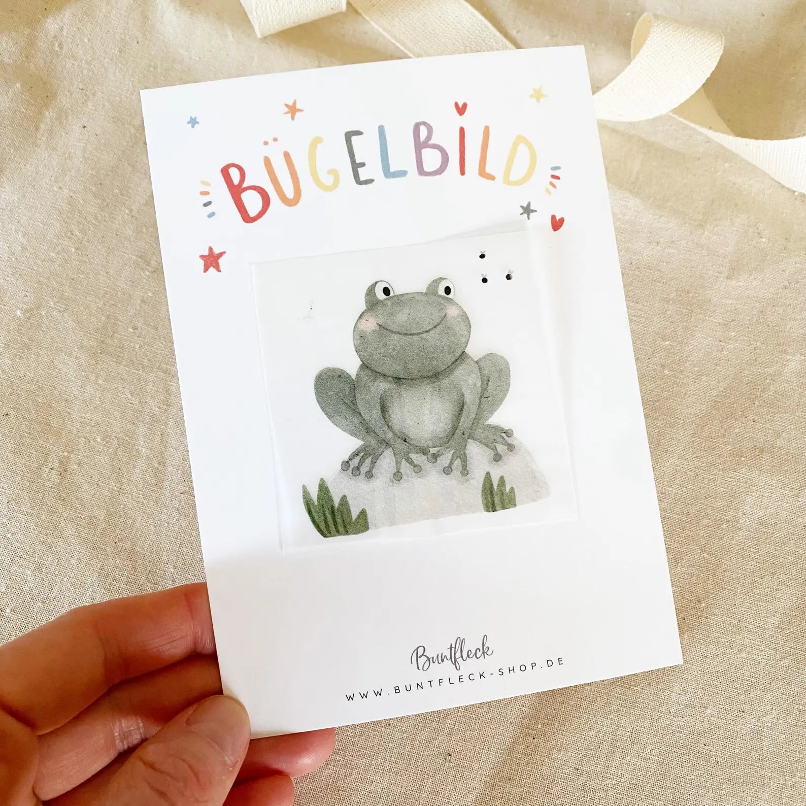 Mini Bügelbilder - Frosch