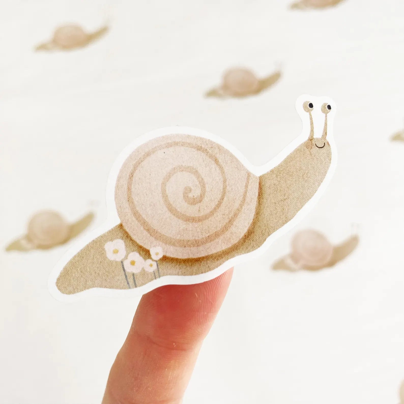 Aufkleber/Etiketten-Kleine Schnecke