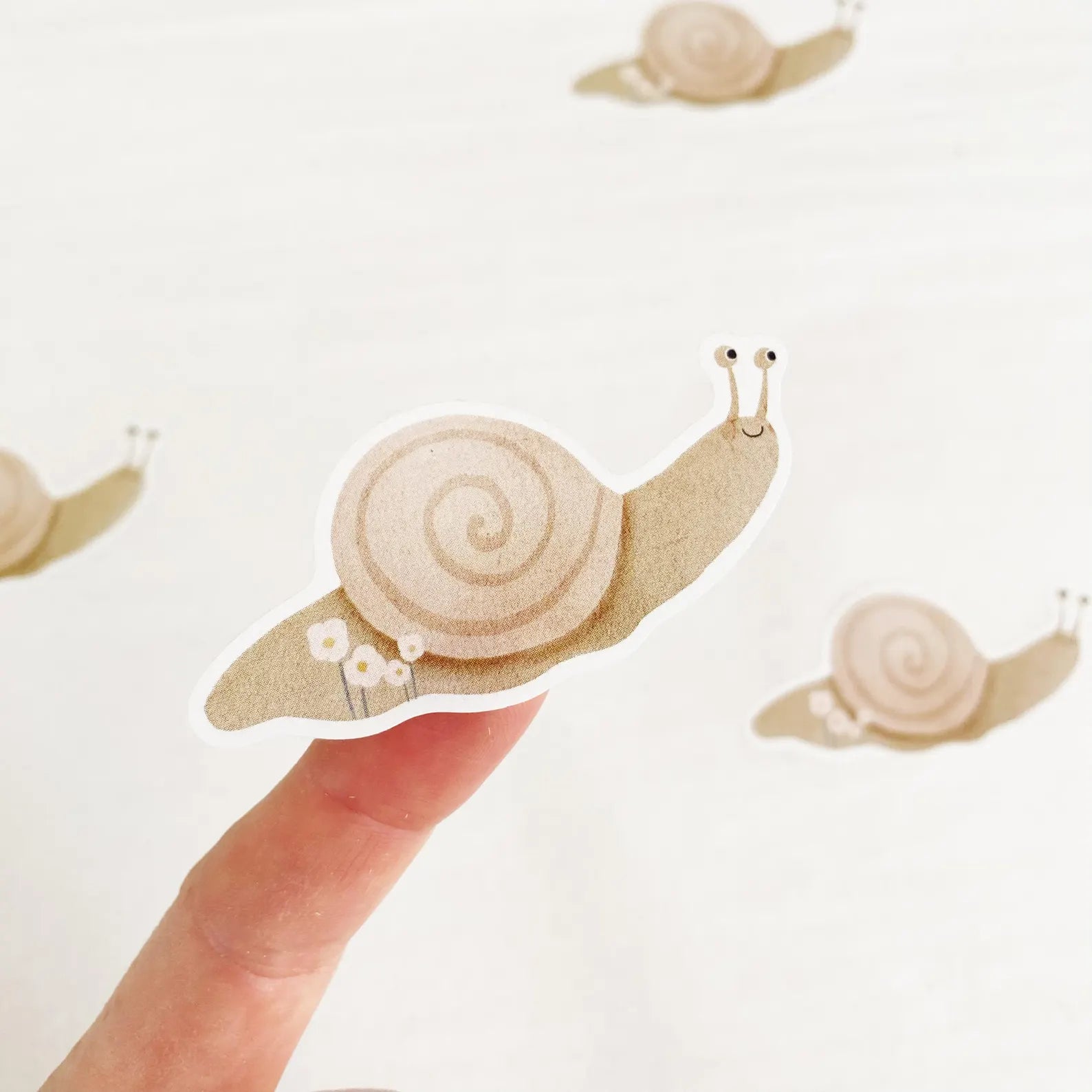 Aufkleber/Etiketten-Kleine Schnecke