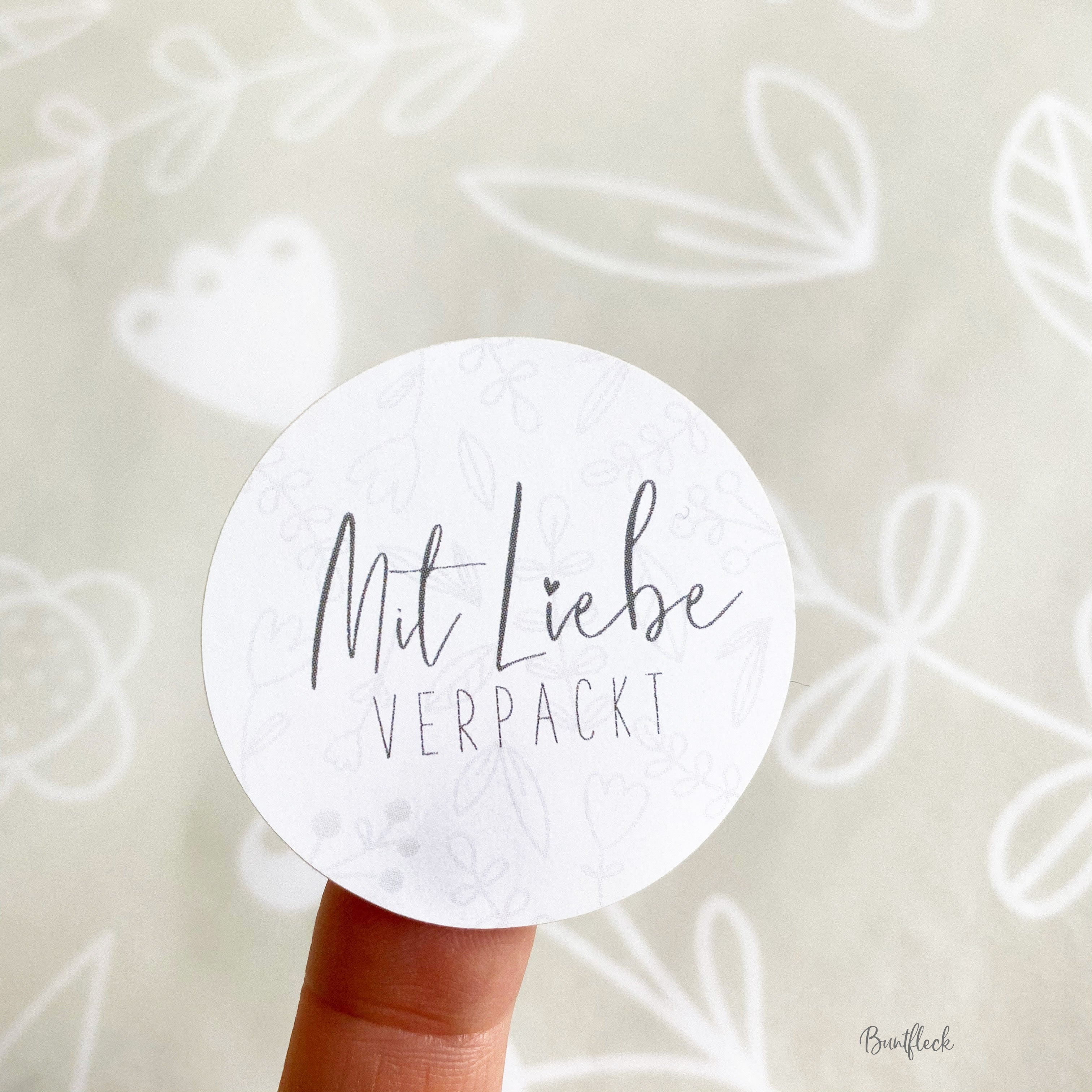 Stickers/Labels - Packed with love