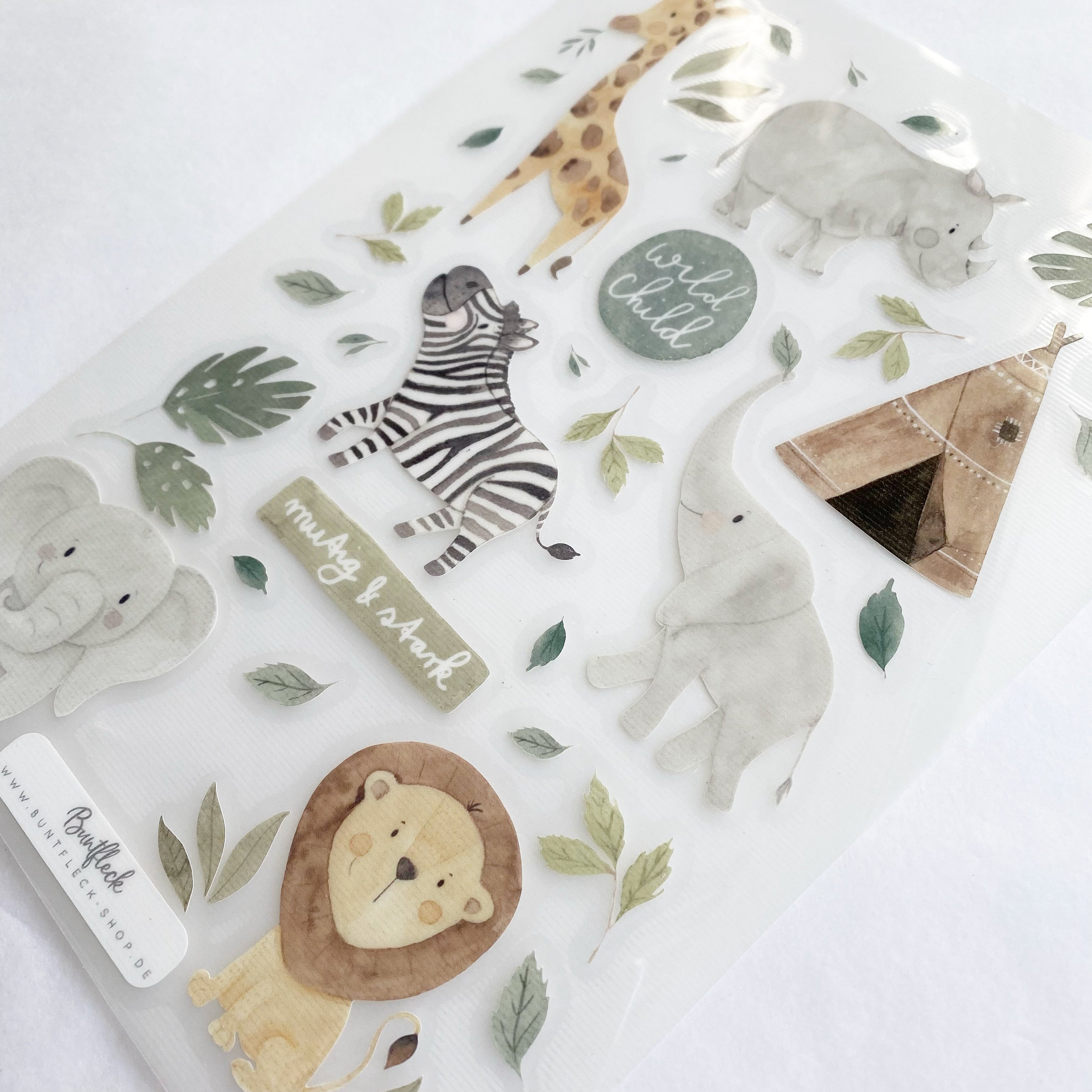 Cute iron-on patches - Safari / Iron on / Appliques