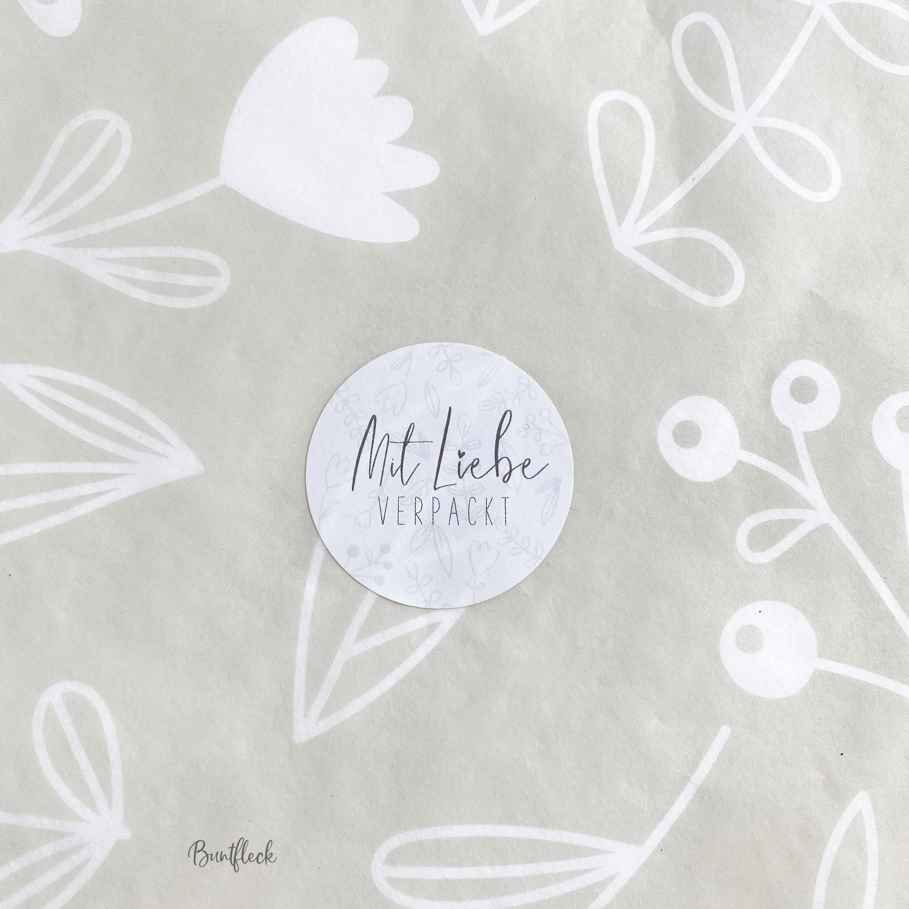 Stickers/Labels - Packed with love