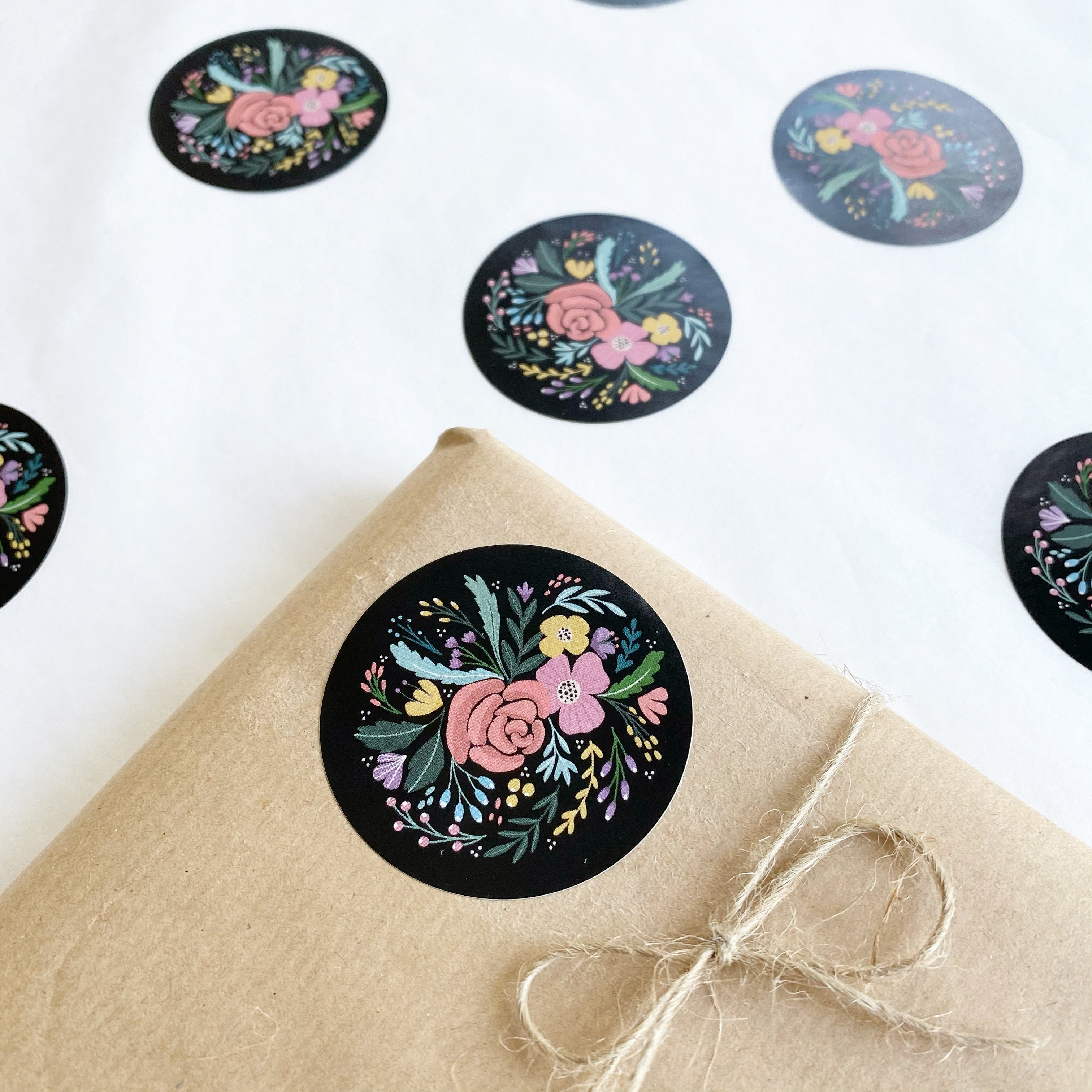 Labels/Stickers - flowerful
