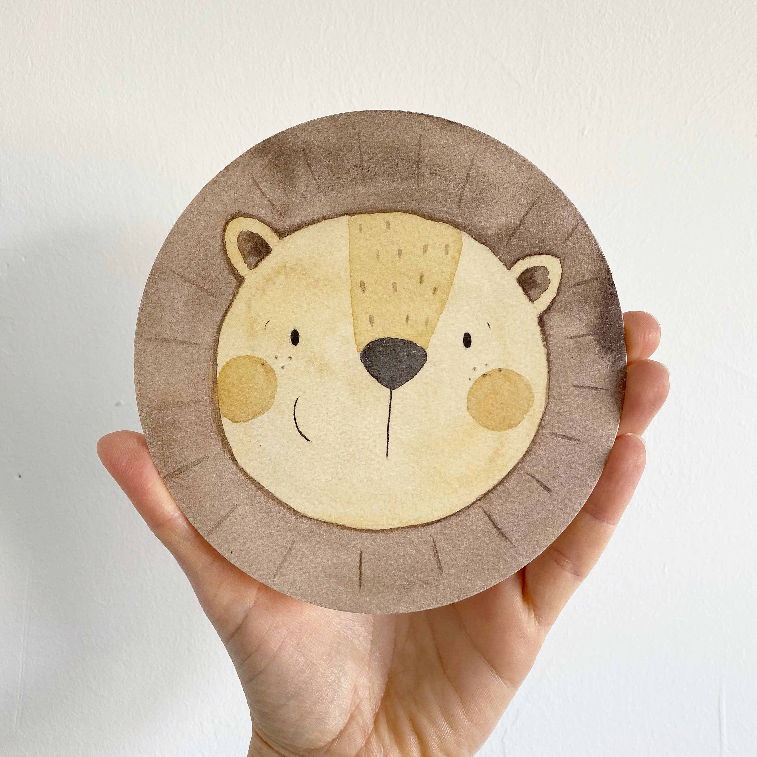 Postcard/ Greeting Card / Card - Lion Head