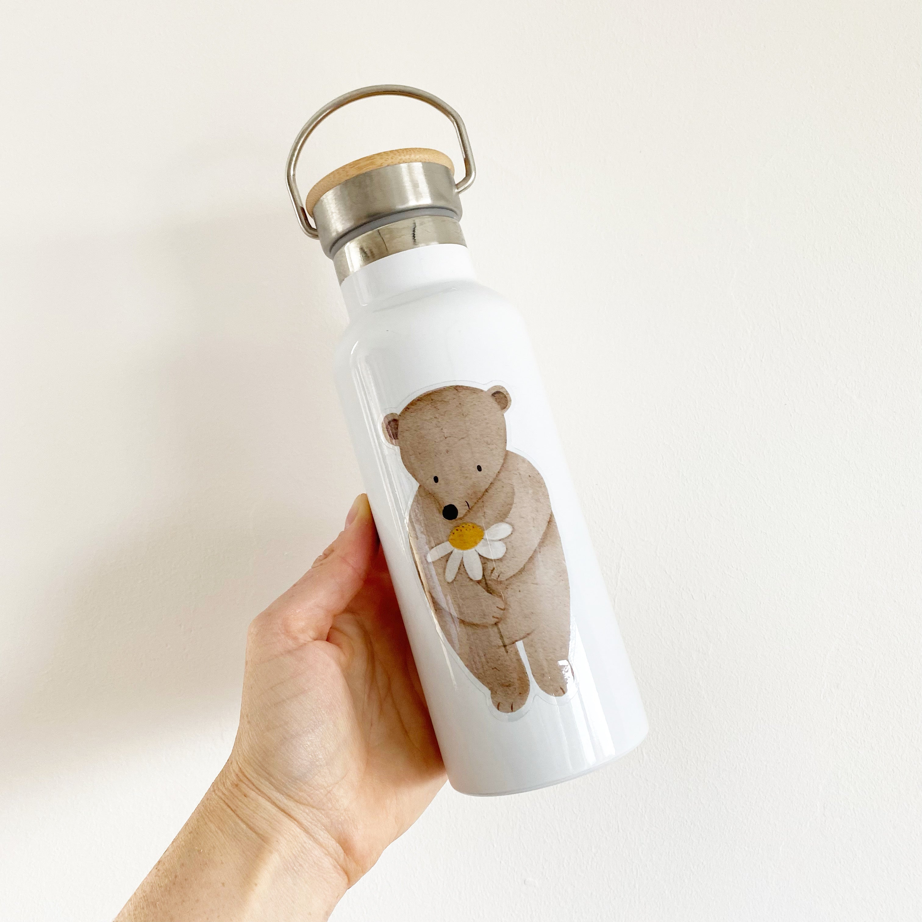 Sticker / Vinyl with transparent border - Cute Bear