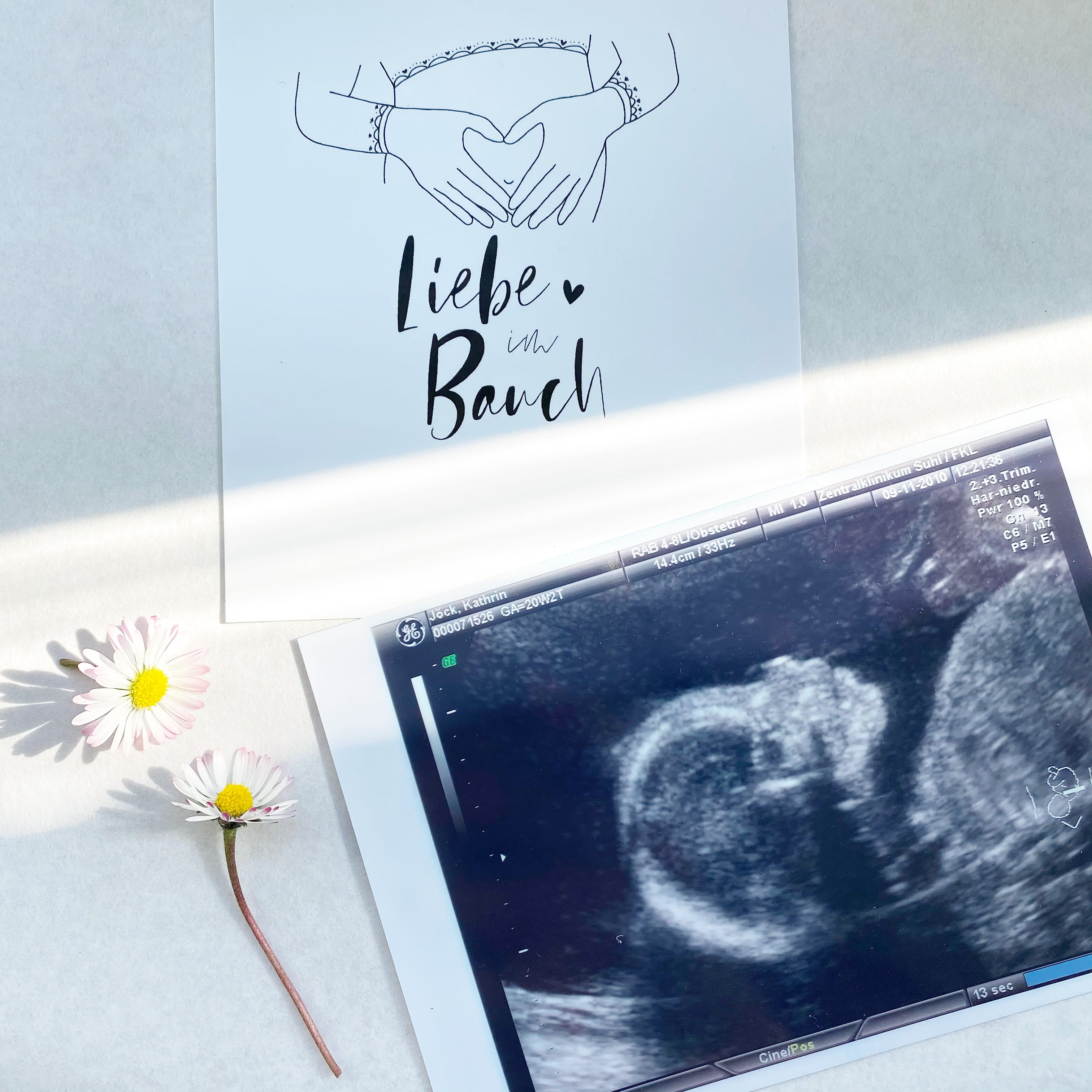 Card/Postcard - Love in the belly