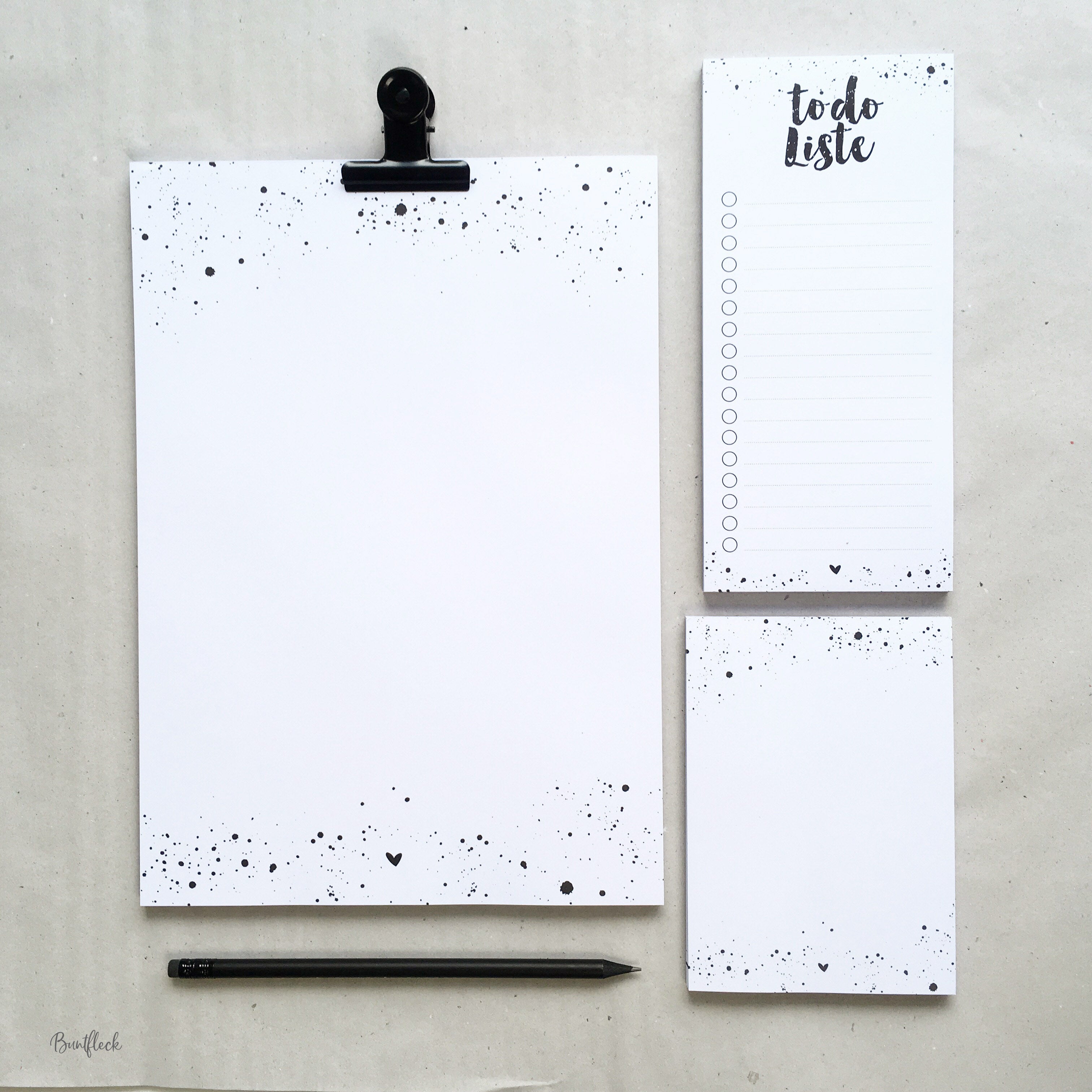 Notizblock Dots A4 - im Set oder einzeln