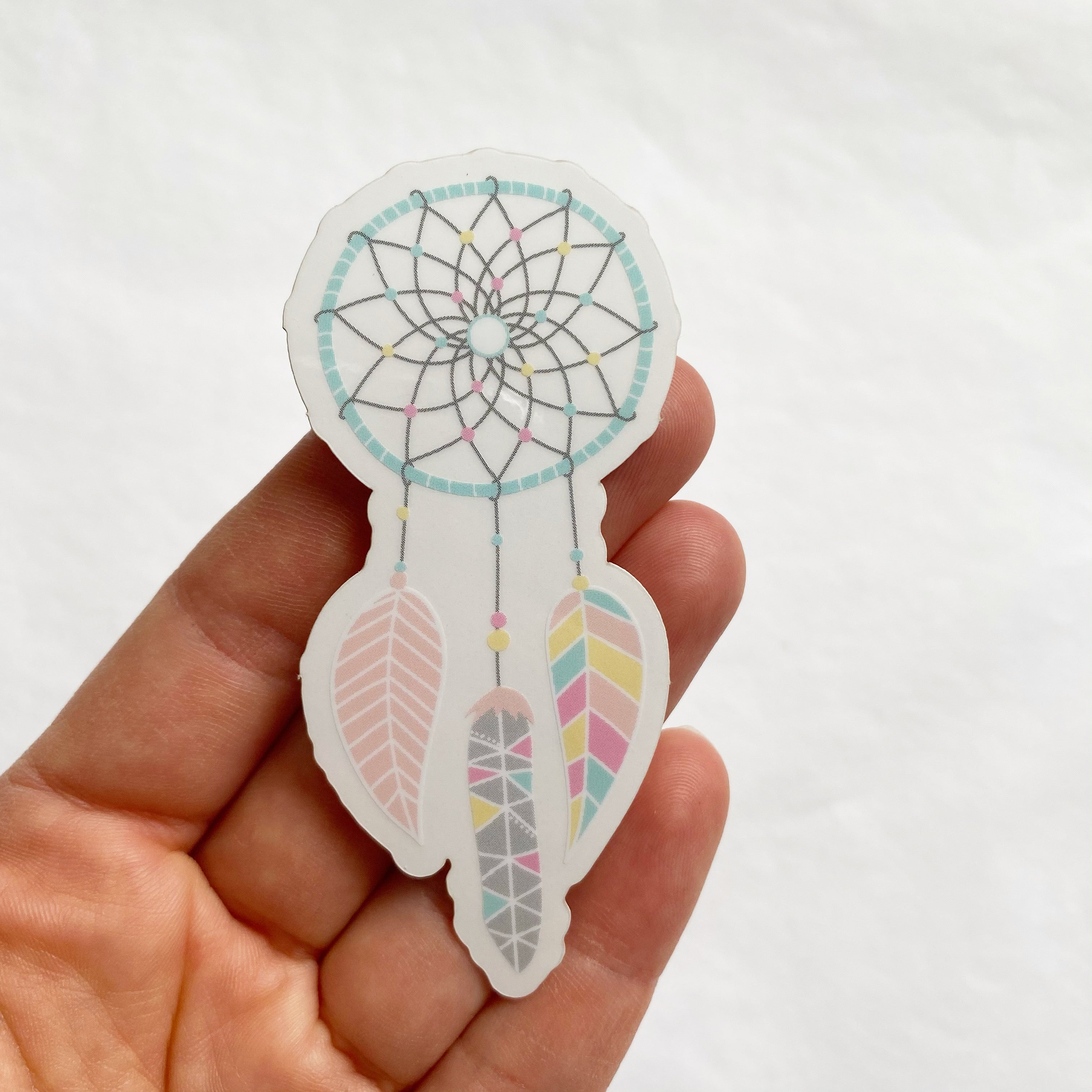 Vinyl sticker with transparent border - Dreamcatcher