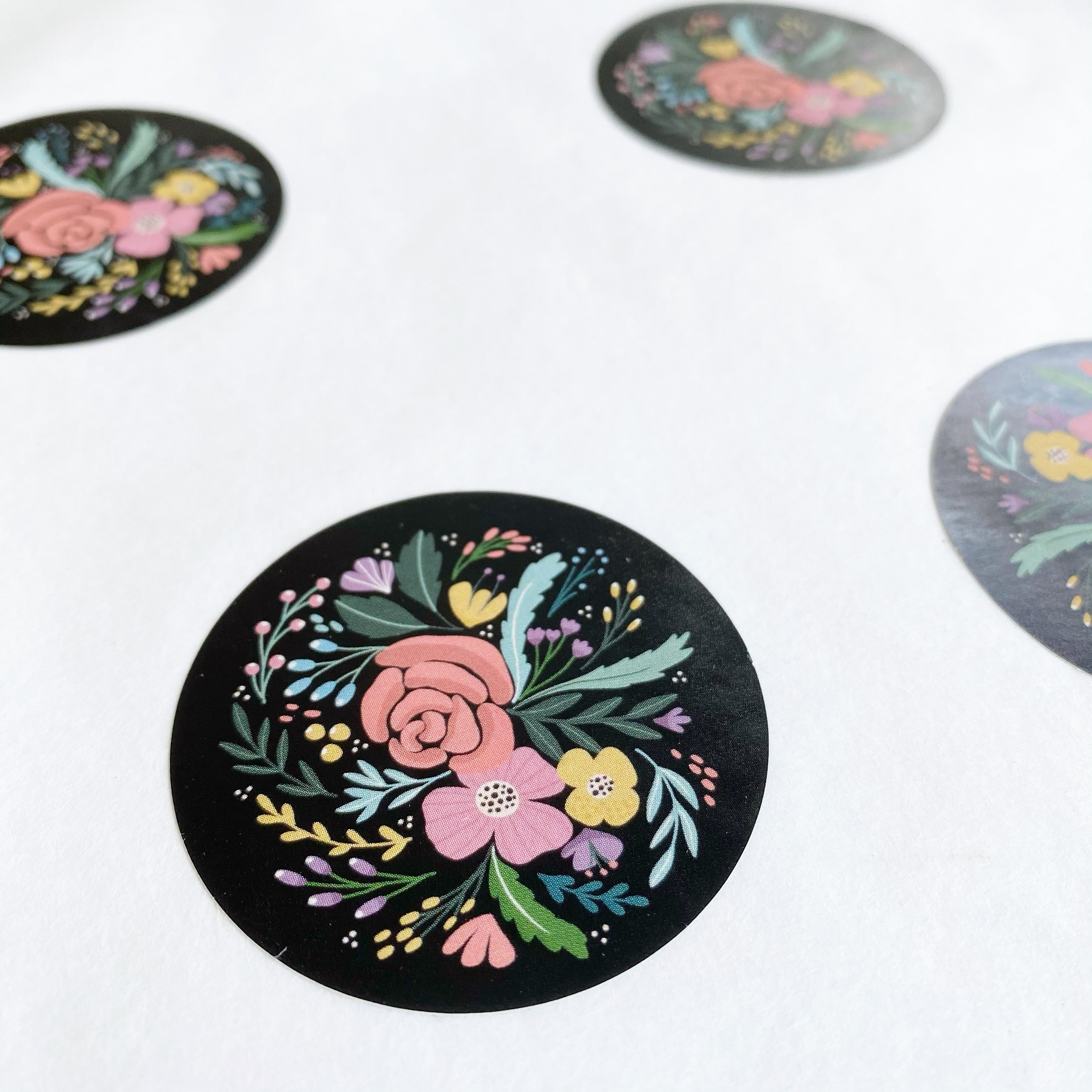 Labels/Stickers - flowerful