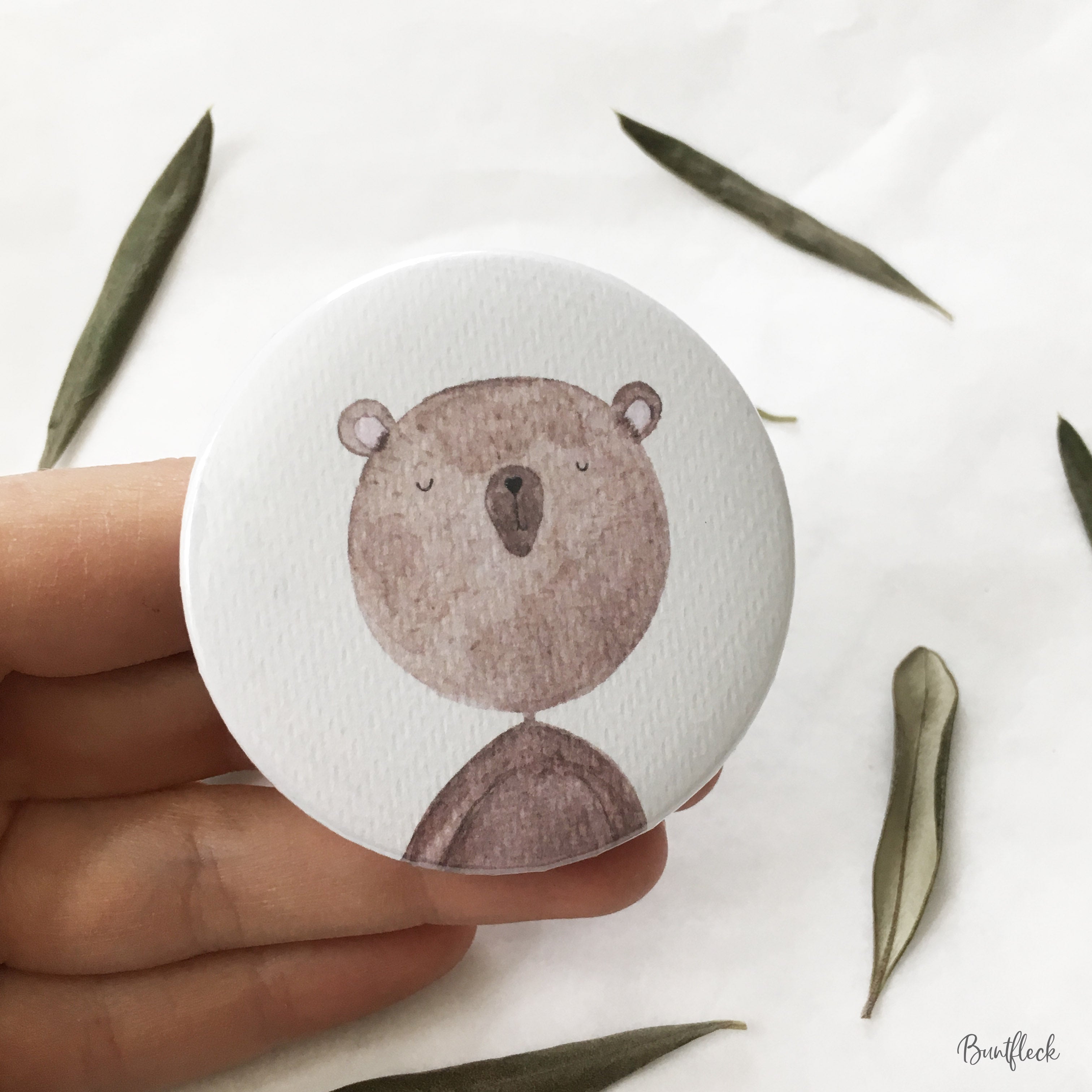 Magnetbutton/Stecknadel/Spiegel - Mit deinem Wunschmotiv