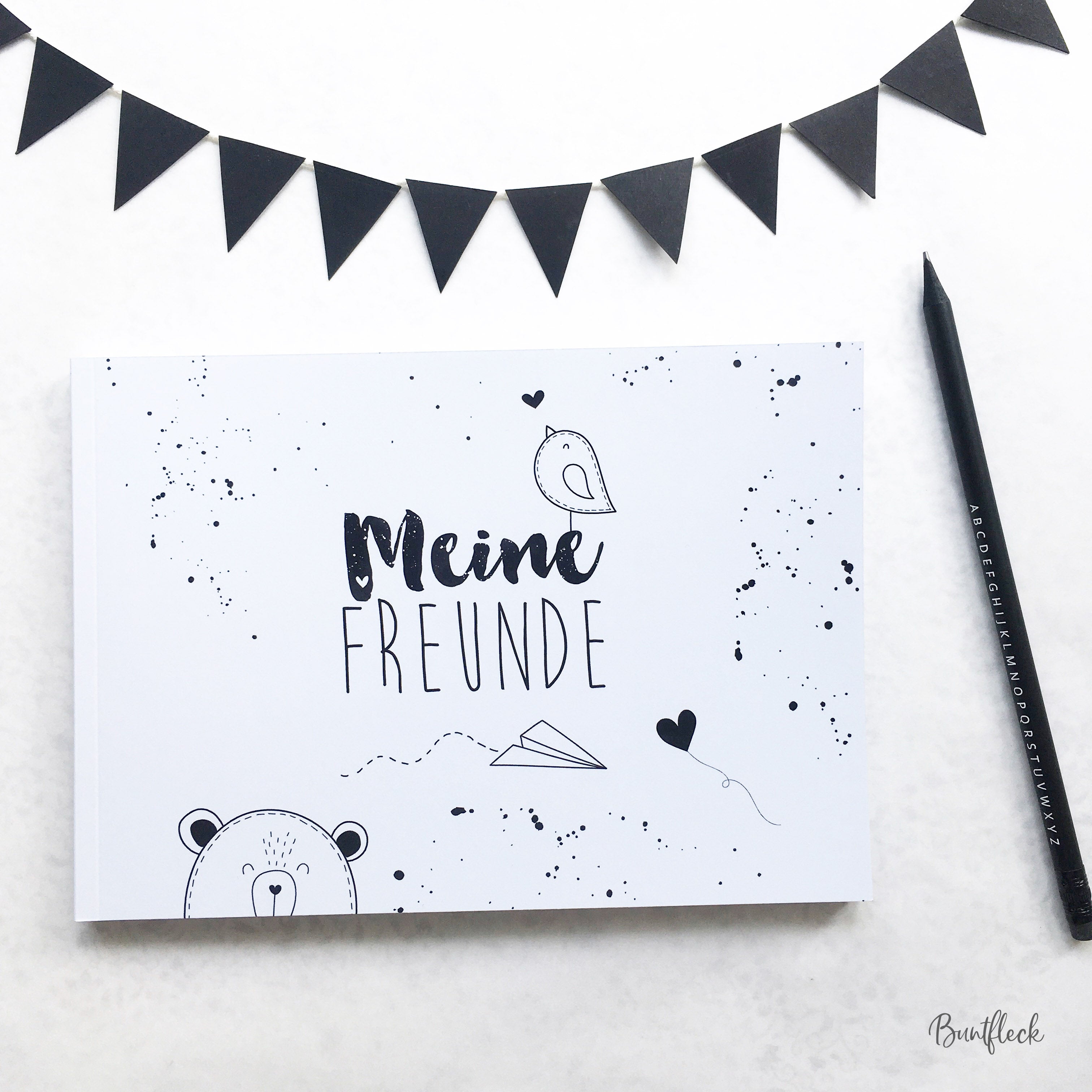 Freundebuch-Doodle