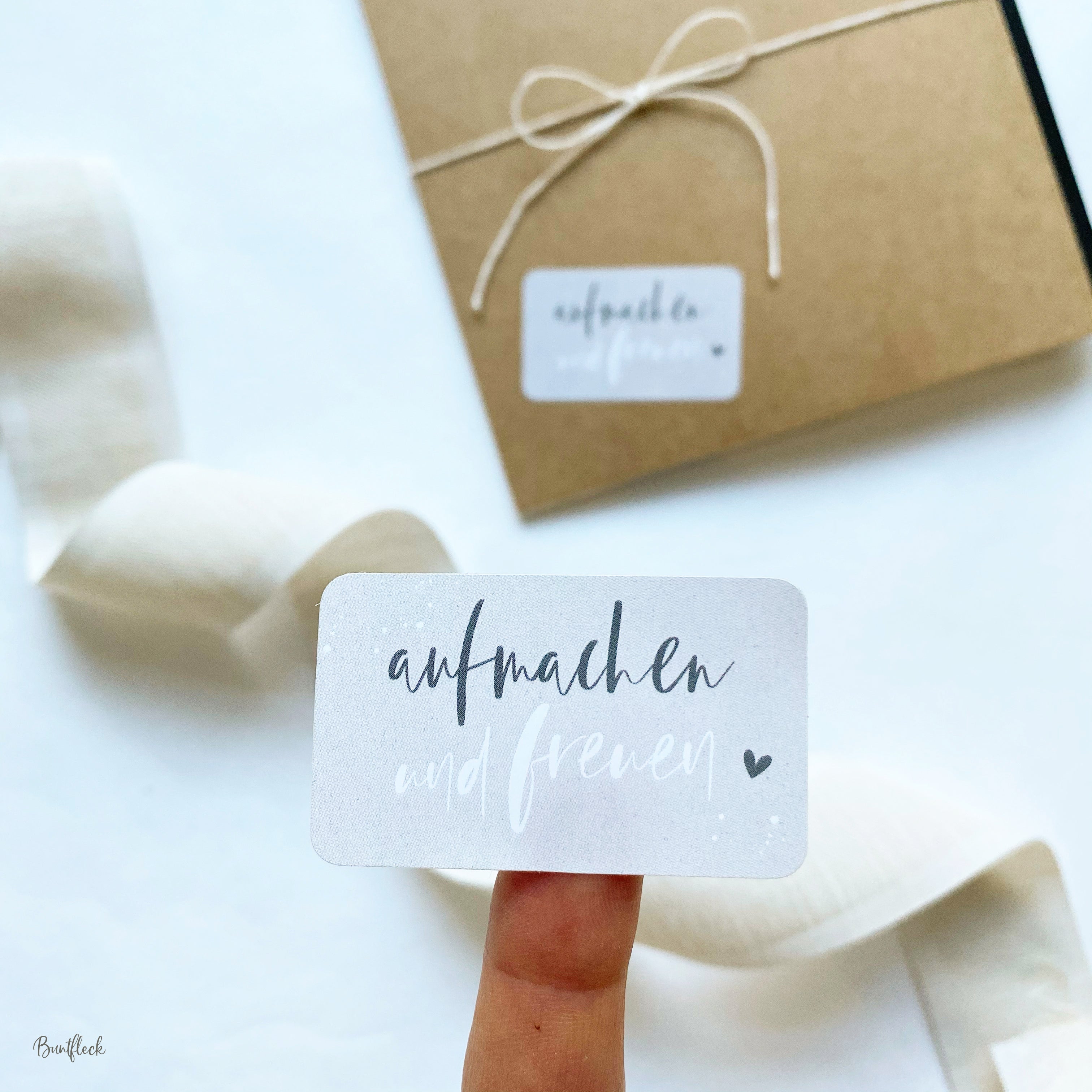 Labels/stickers - open and rejoice brightly