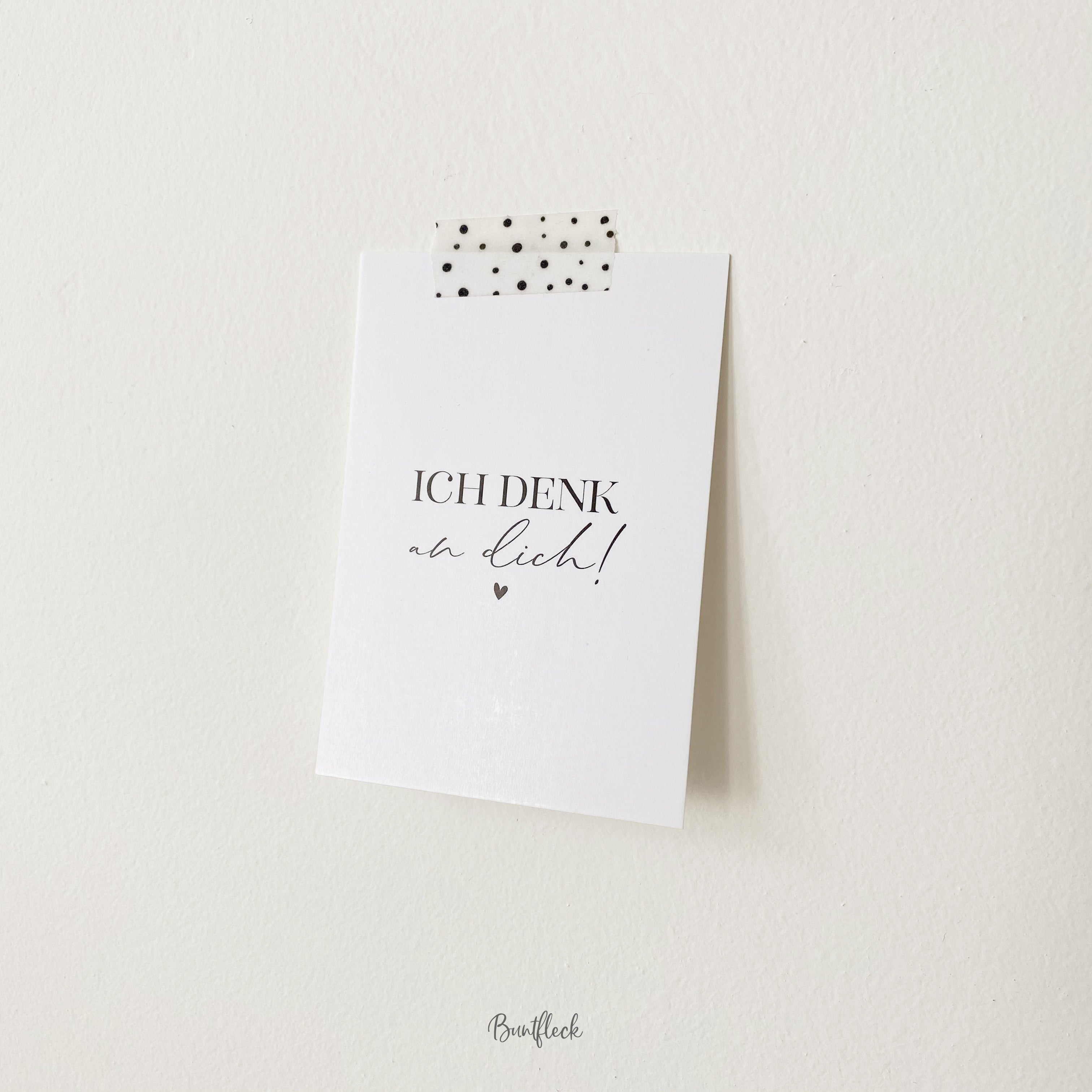 Card/Postcard Mini DIN A7 - I'm thinking of you