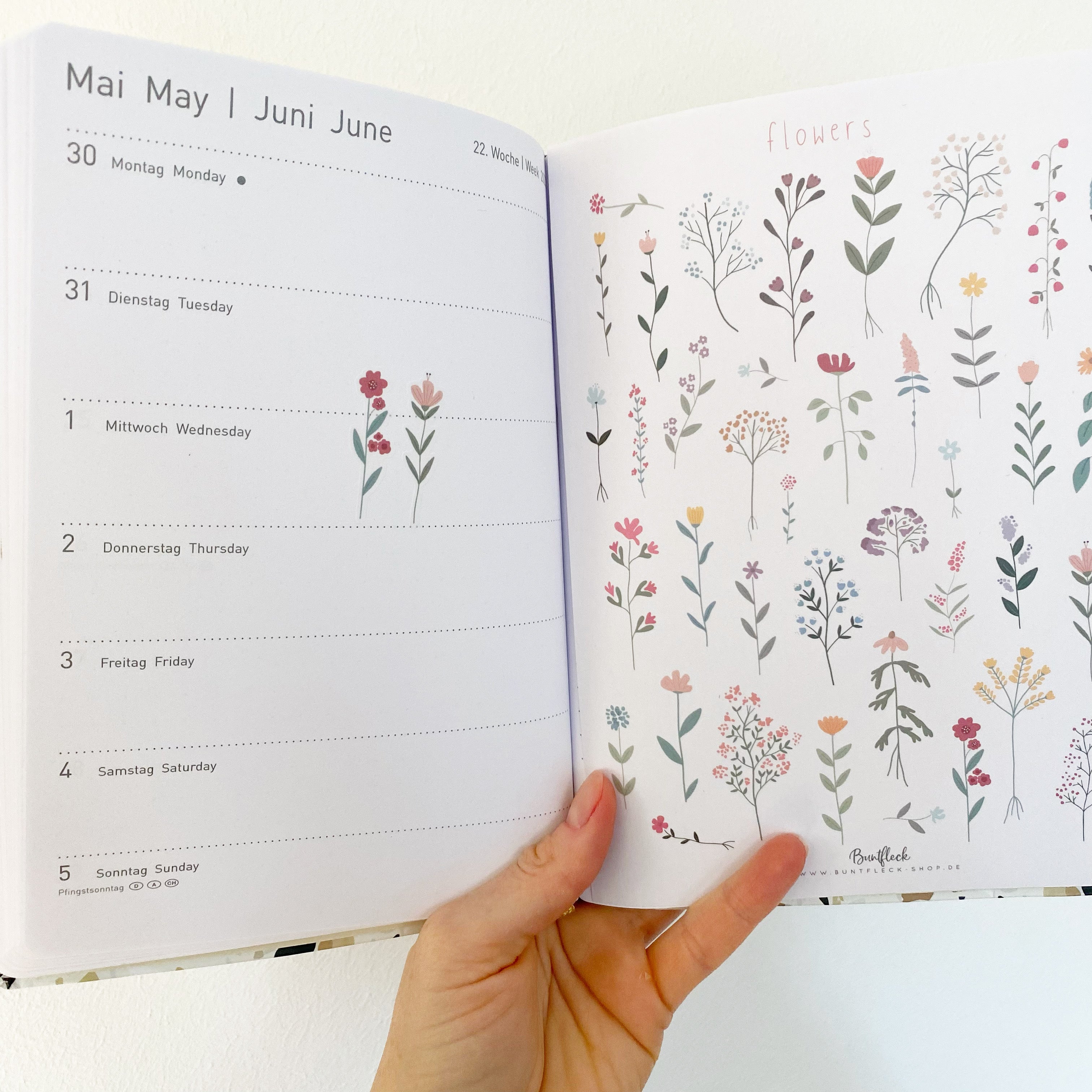 Stickersheet/Stickerbogen/Washipapier/Vinyl - flowers