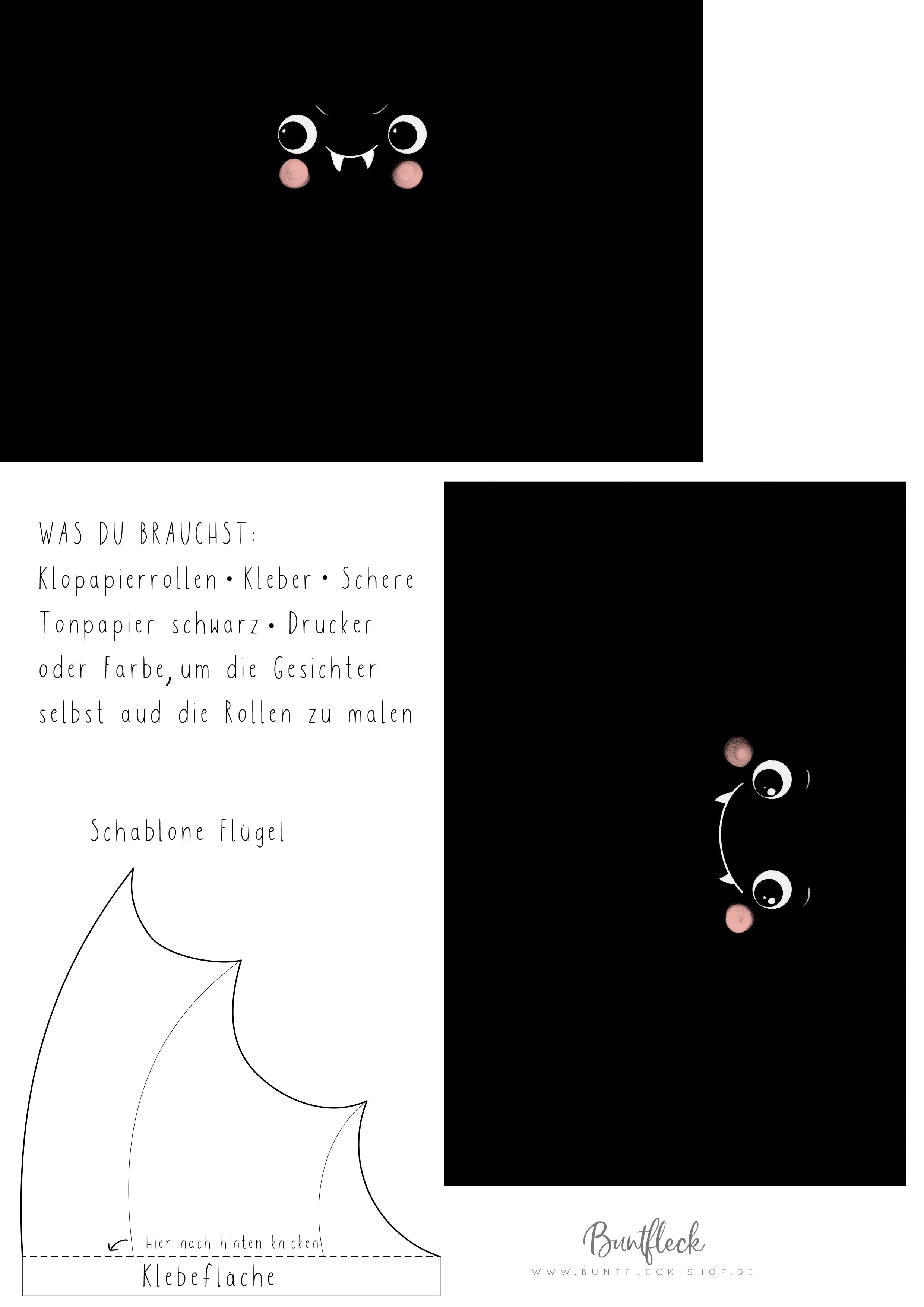 DIY/Freebie Fledermäuse