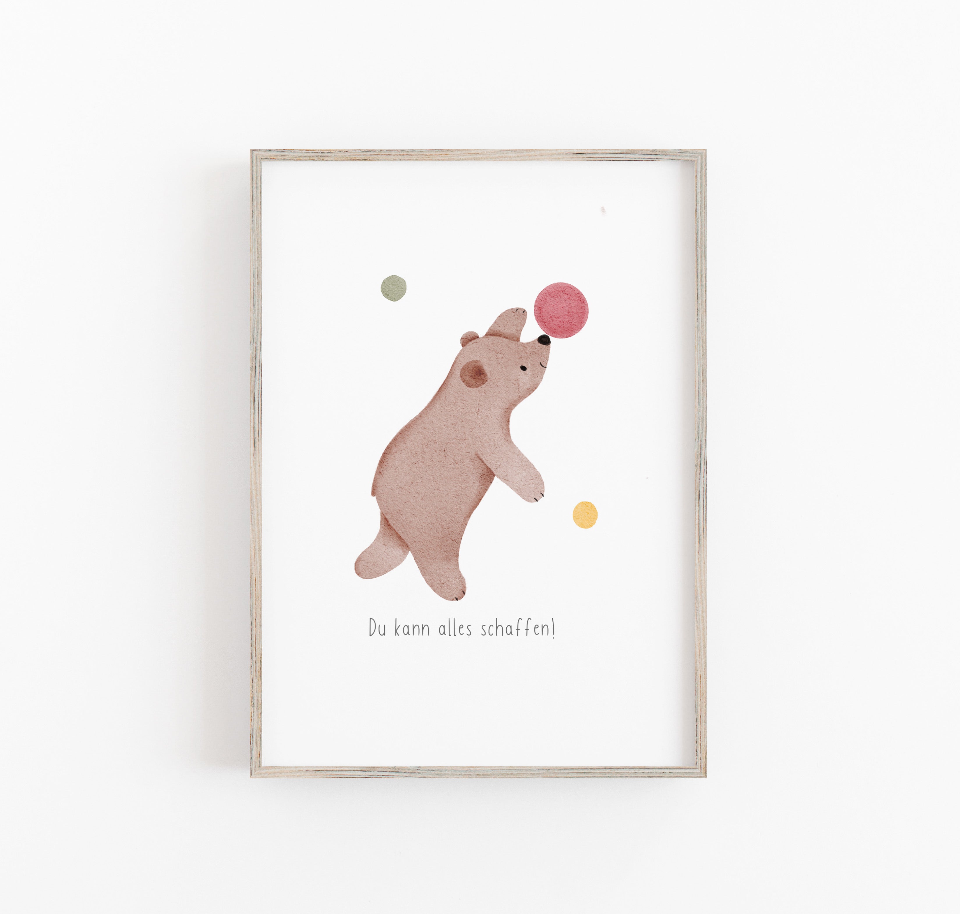 Print/Kunstdruck / Affirmation - Bär Zirkus