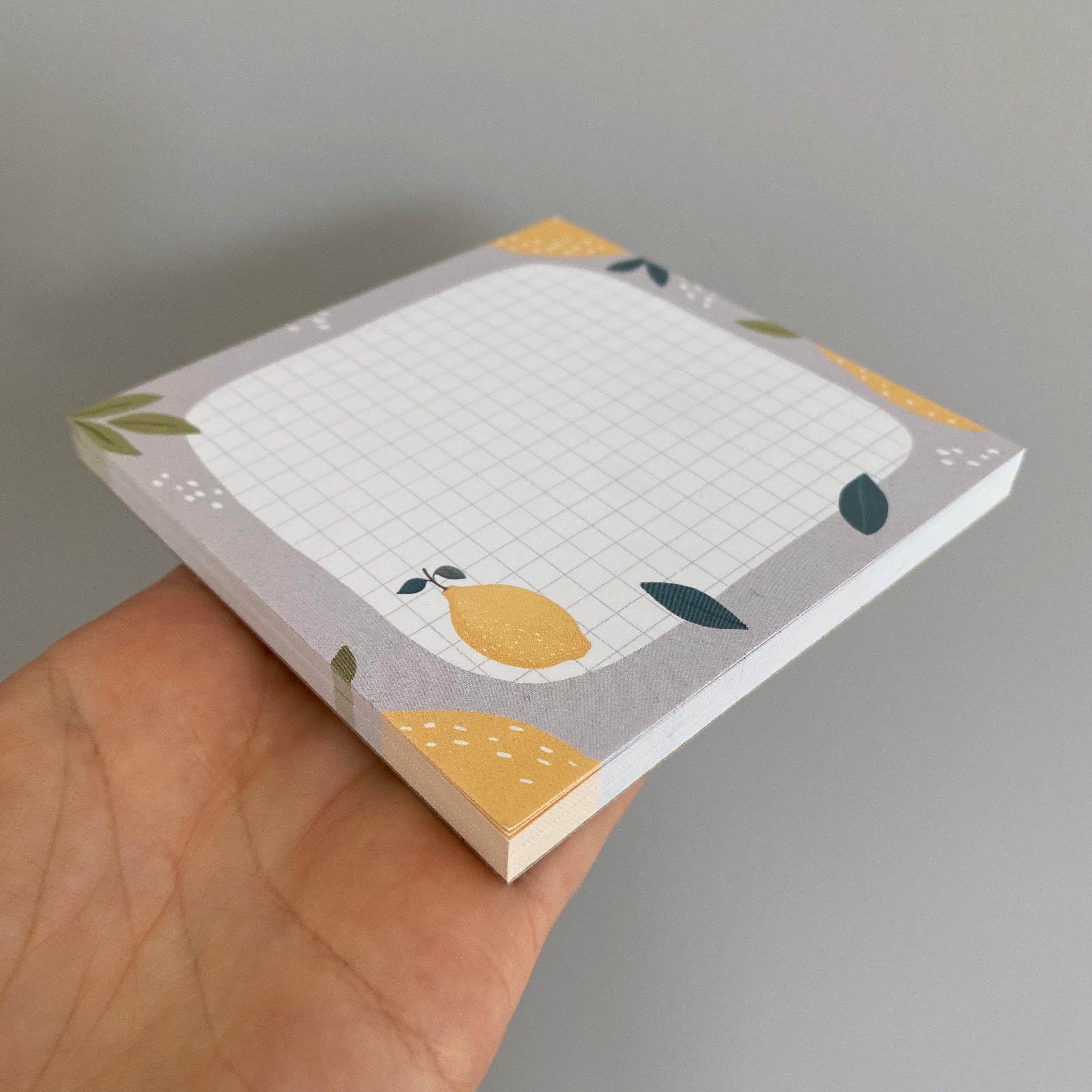 Notizblock / Memopad - Zitrone