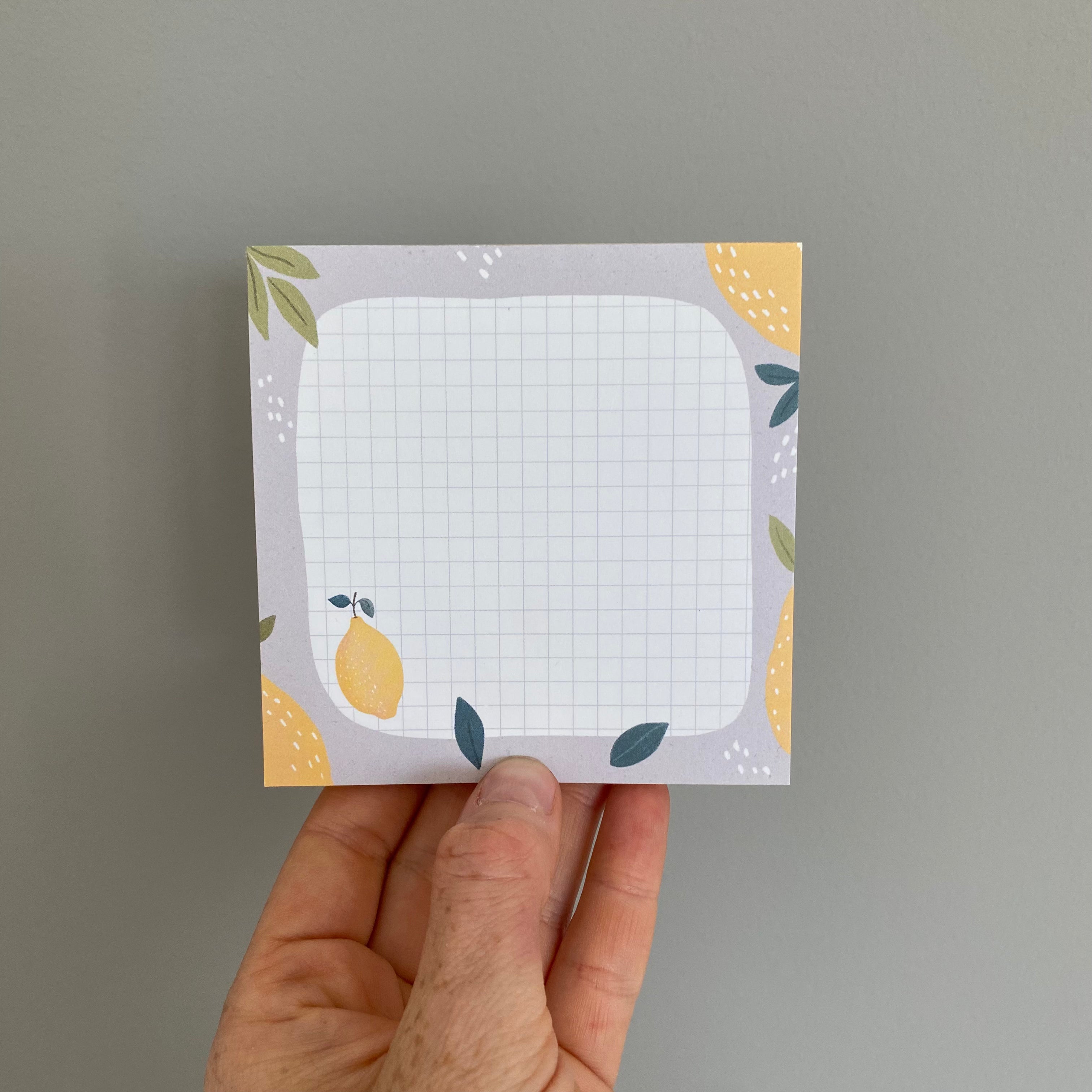 Notizblock / Memopad - Zitrone