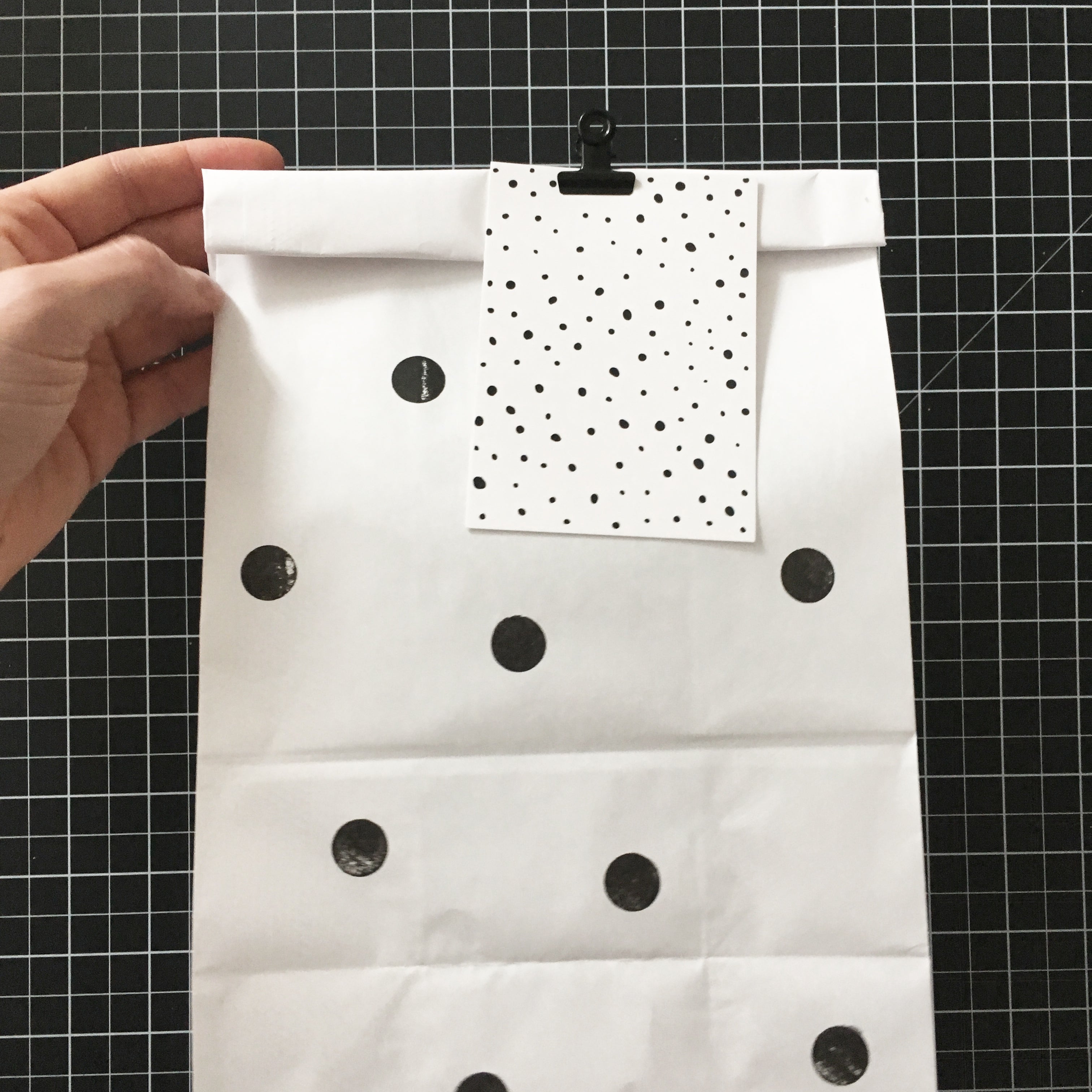 Gift wrapping set + stamp