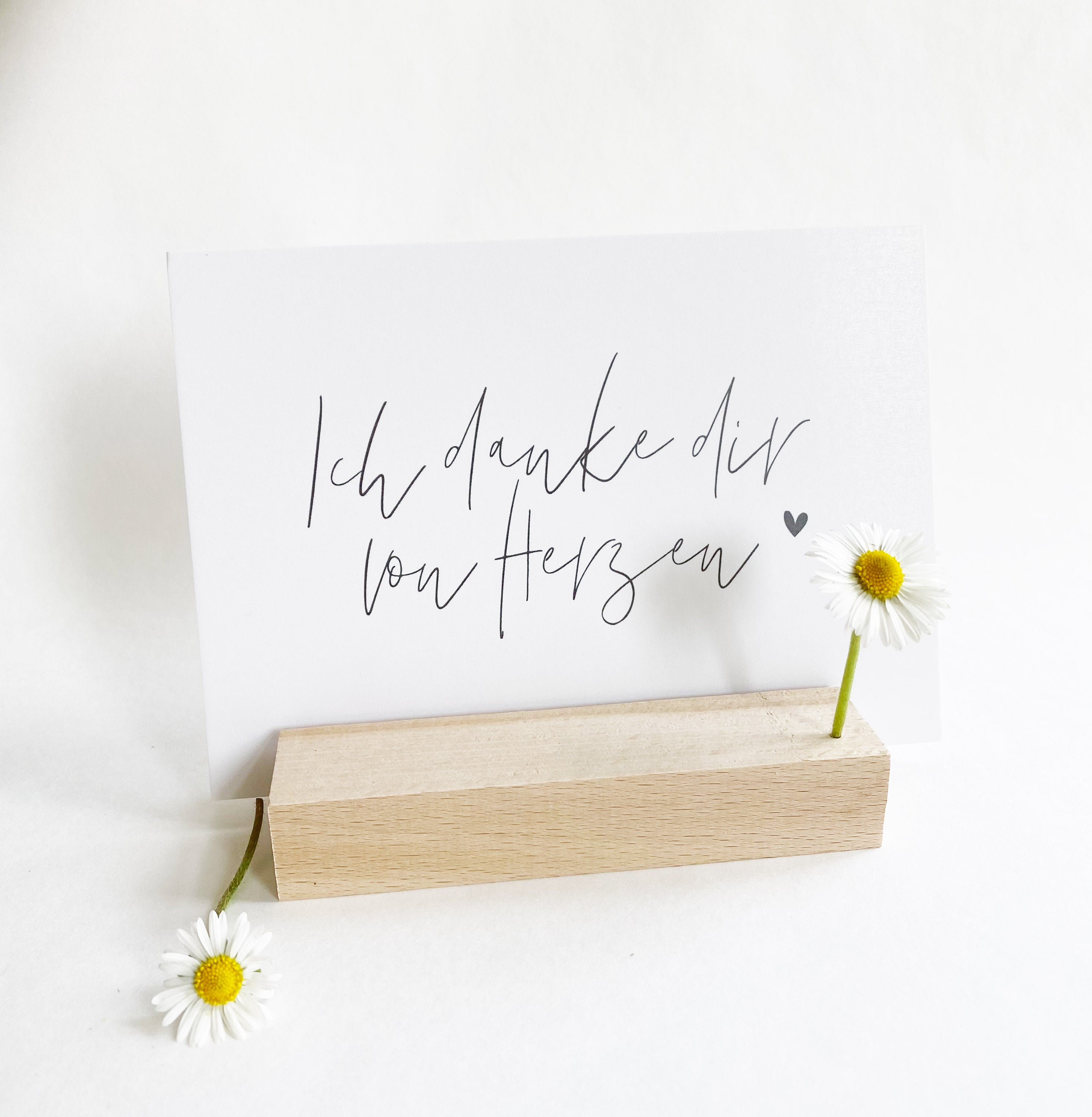 Karte/Postkarte - Ich danke dir von Herzen