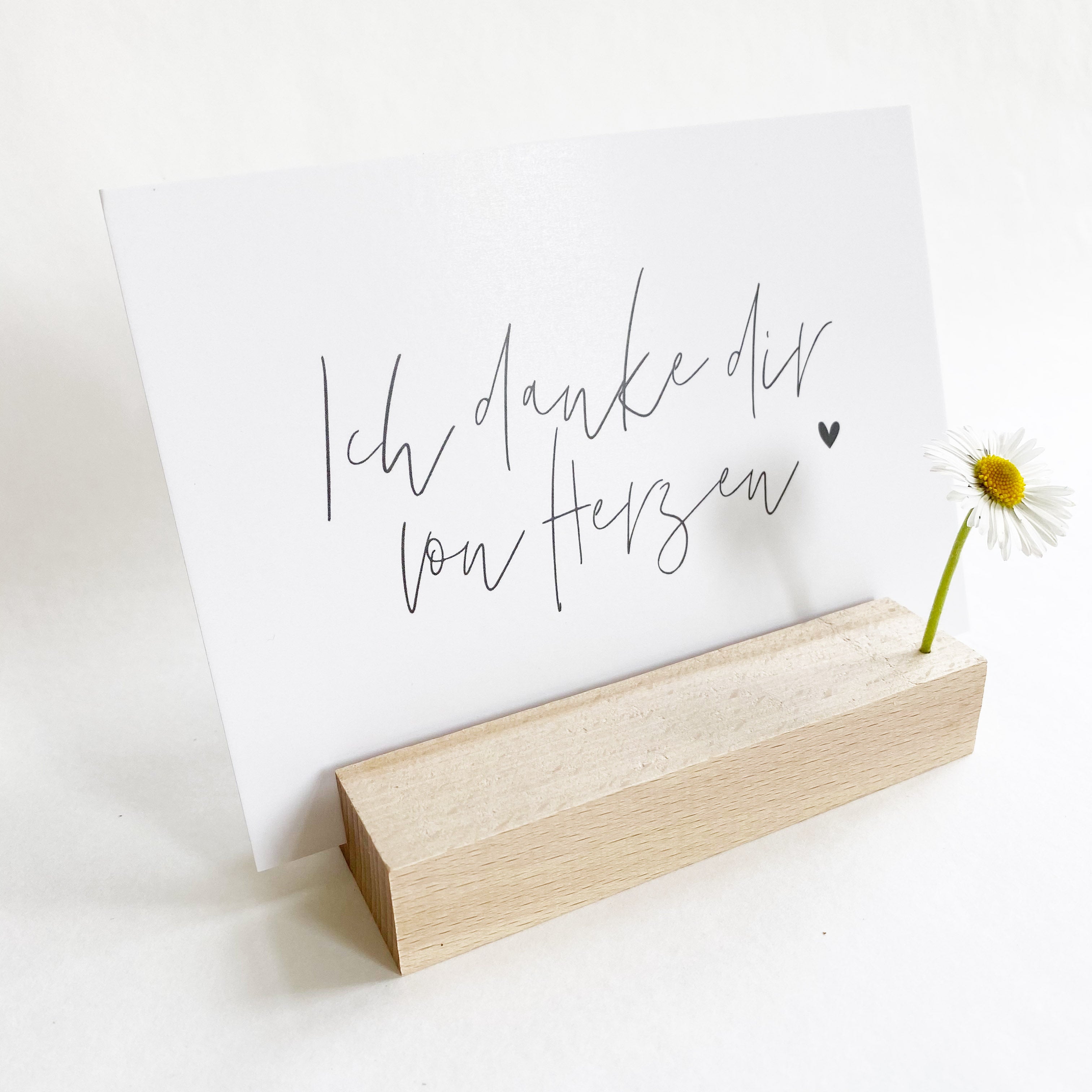 Karte/Postkarte - Ich danke dir von Herzen