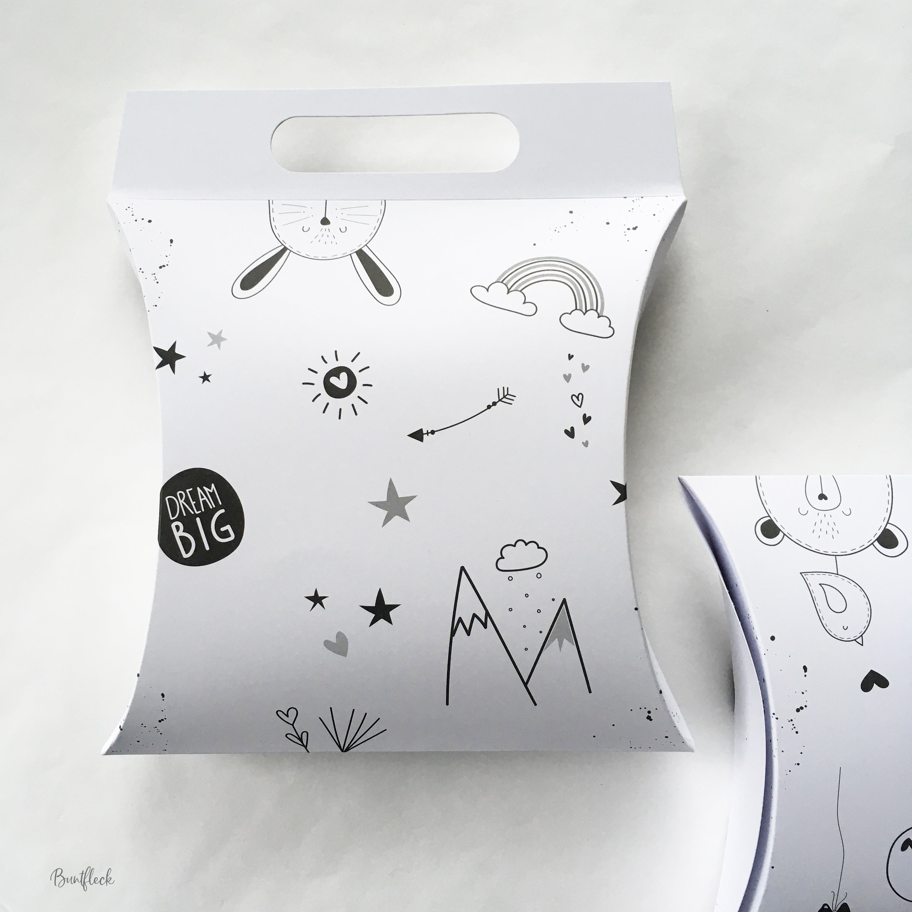 Kissenschachtel / Geschenkboxen / Mitgebsel Kindergeburtstag