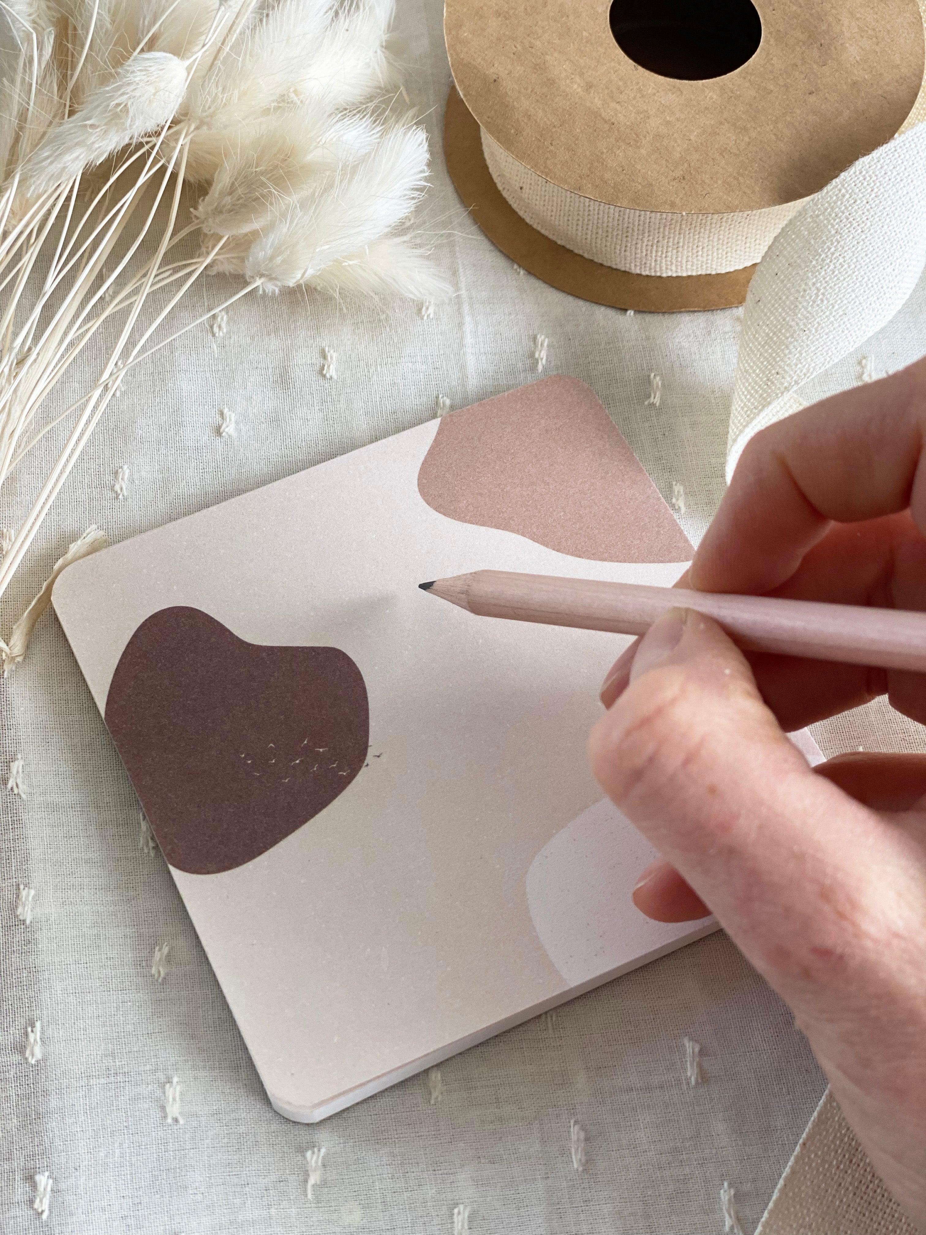 Notizblock / Memopad - Caffè Latte