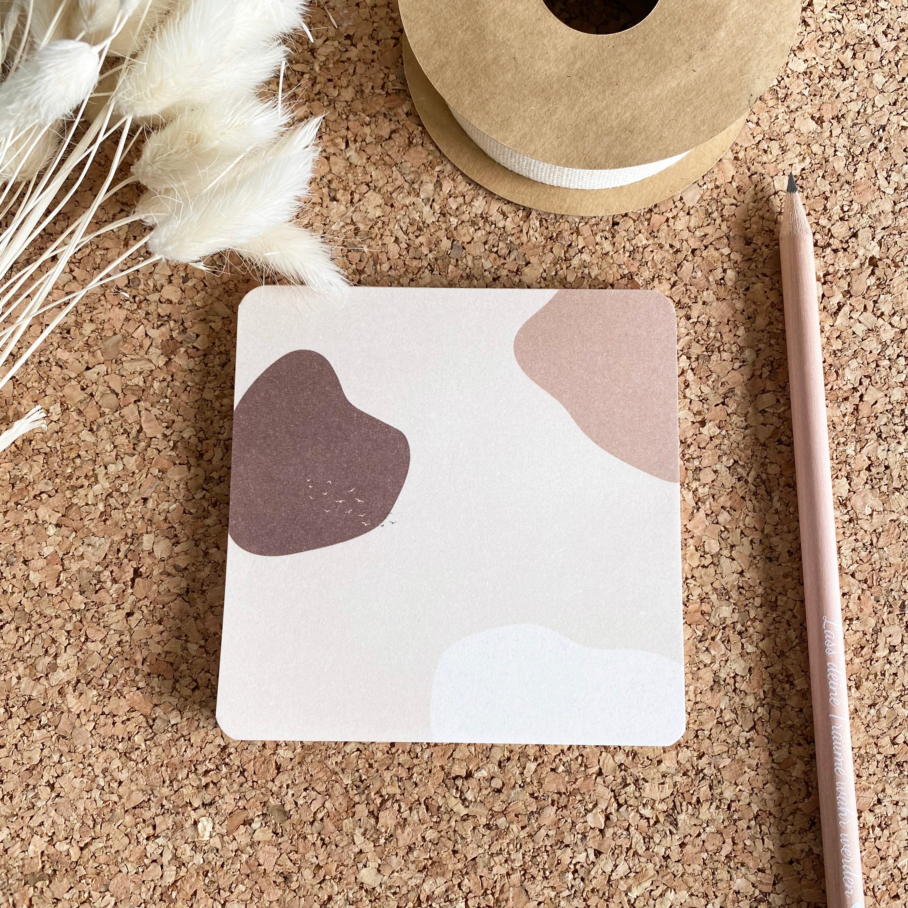 Notizblock / Memopad - Caffè Latte