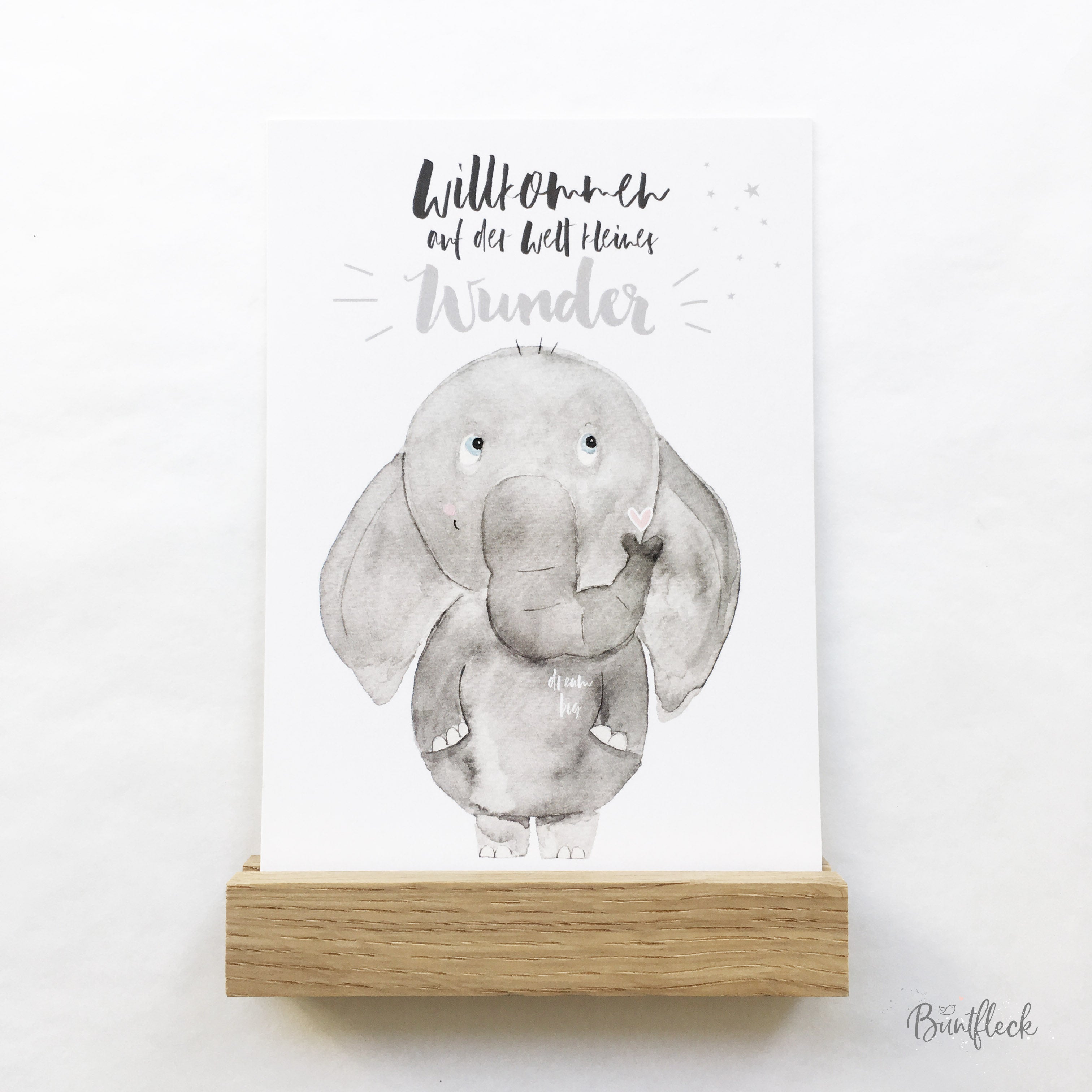 Card - Welcome to the World/Little Elephant Rudi