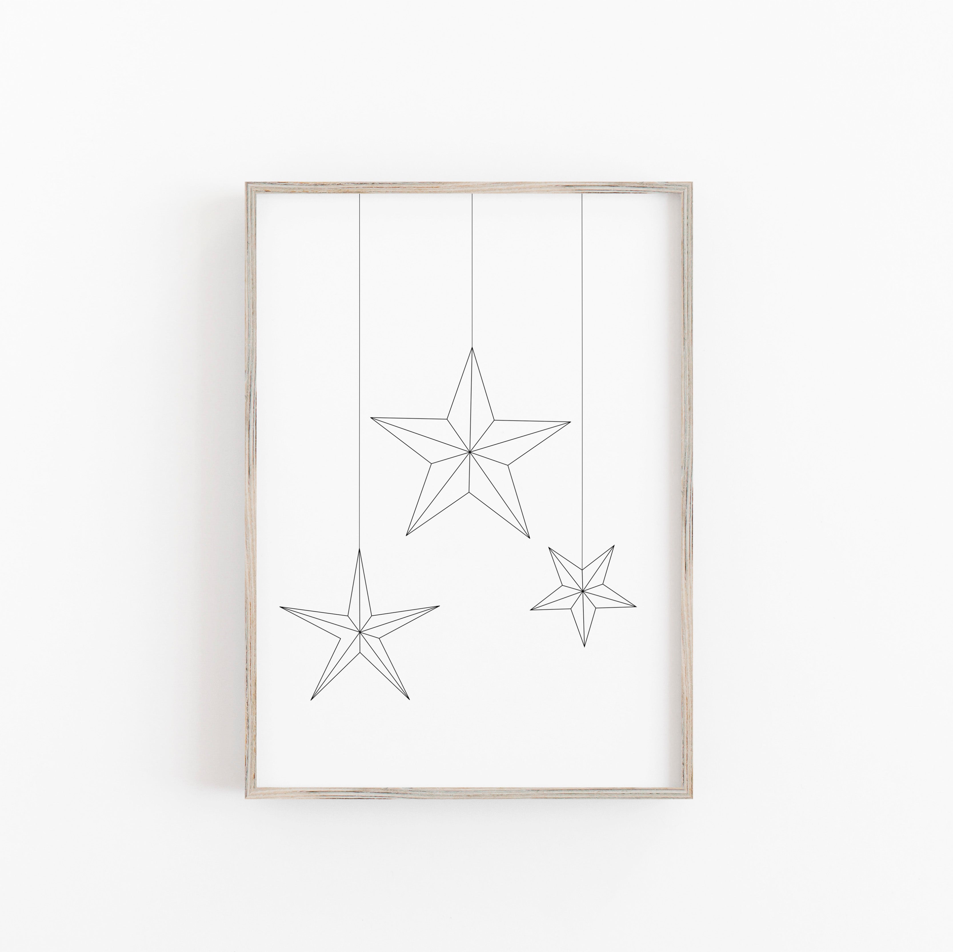 Art print/poster- stars